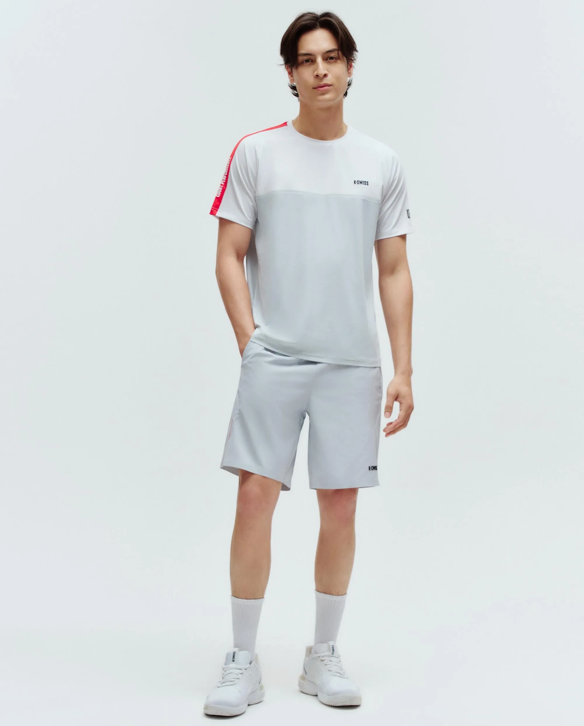1010678-155 | COURT SHORT SLEEVE T-SHIRT | WHITE/MISC