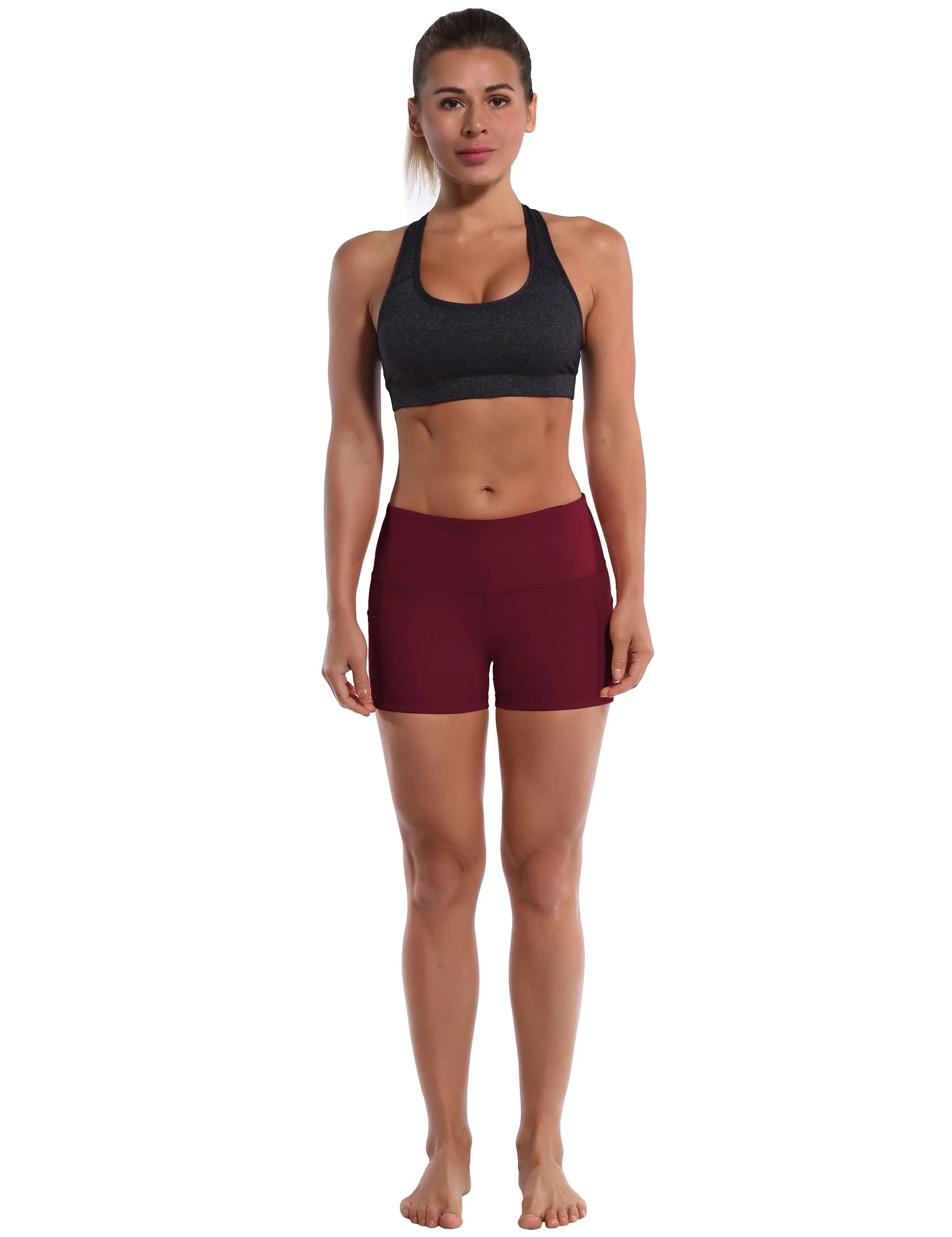 2.5" Side Pockets Golf Shorts cherryred_Golf