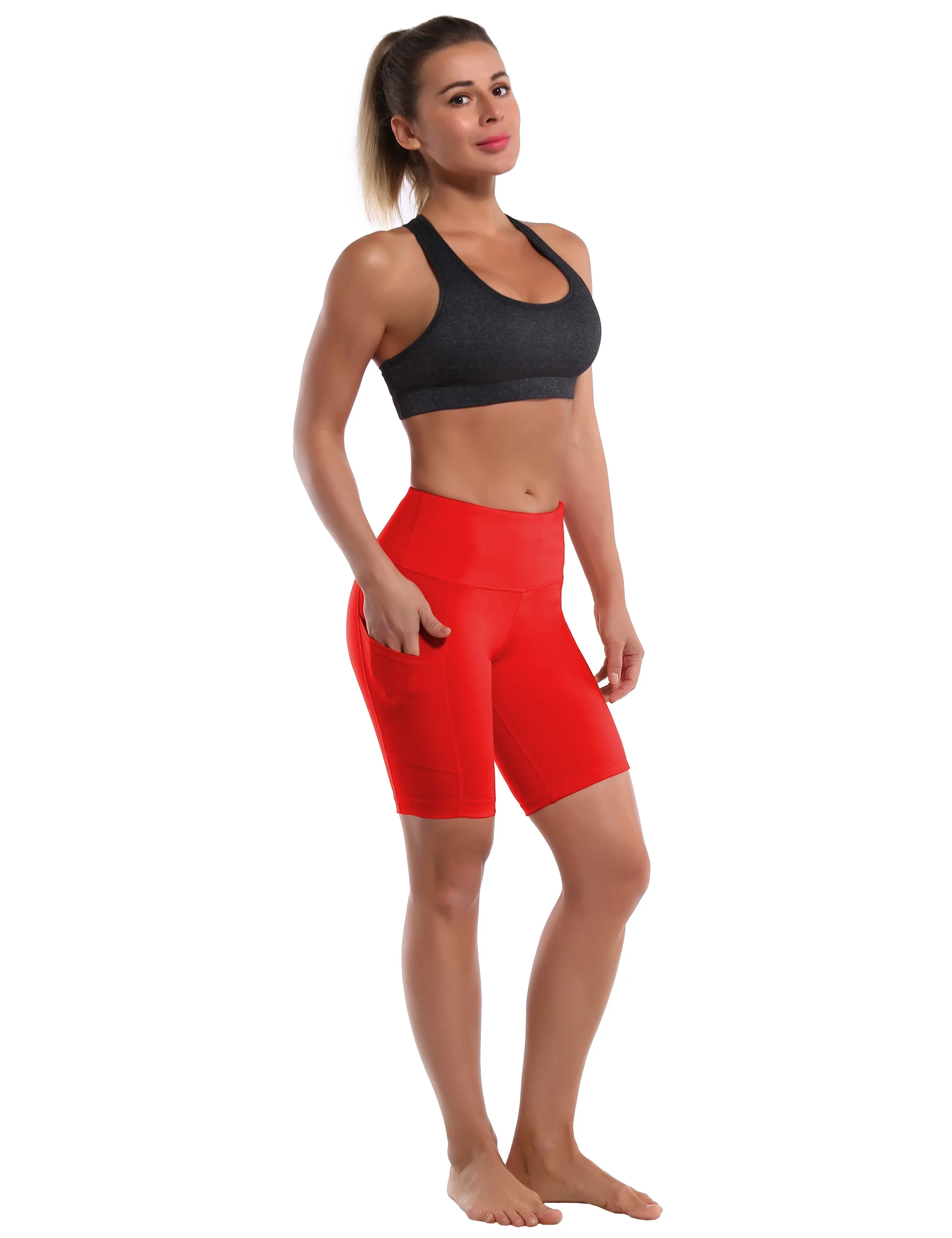 8" Side Pockets Golf Shorts scarlet_Golf