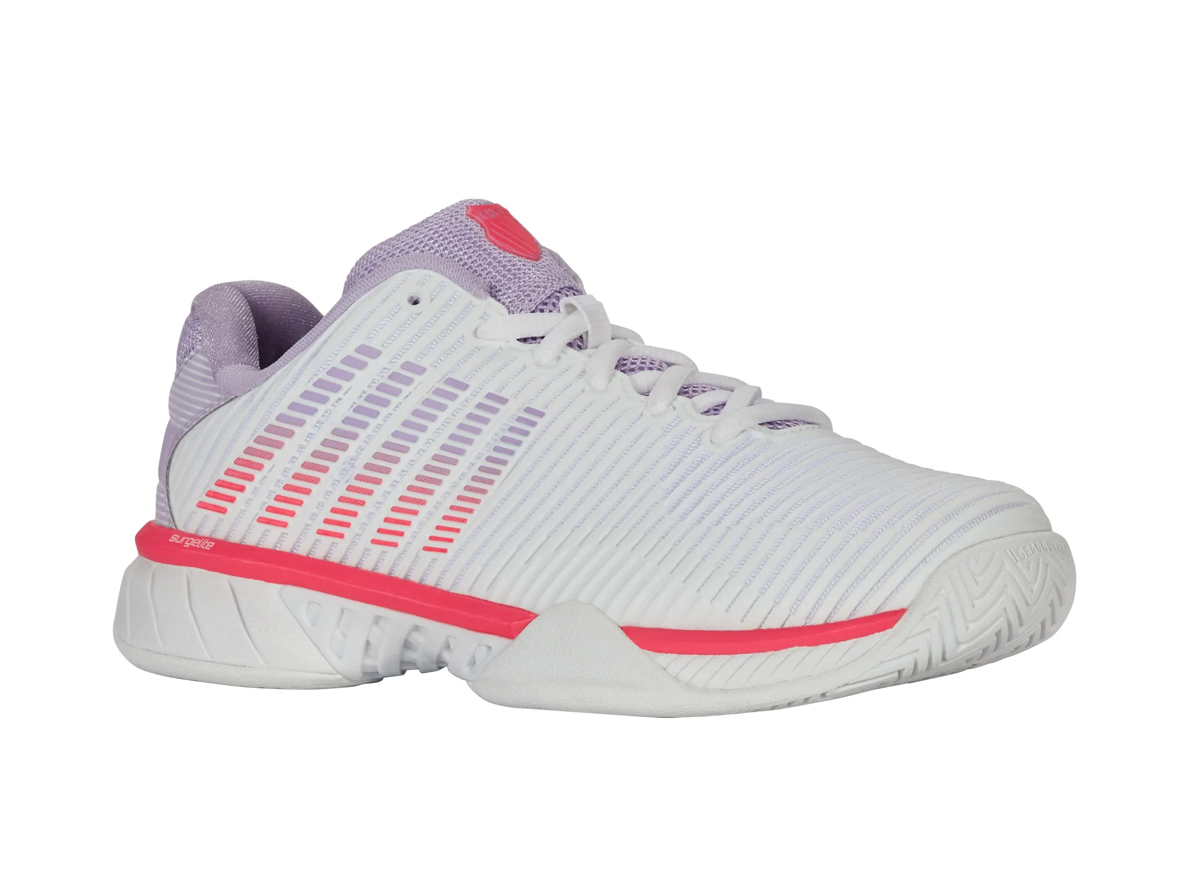 96613-182-M | HYPERCOURT EXPRESS 2 | WHITE/ORCHID PETAL/NEON BLAZE