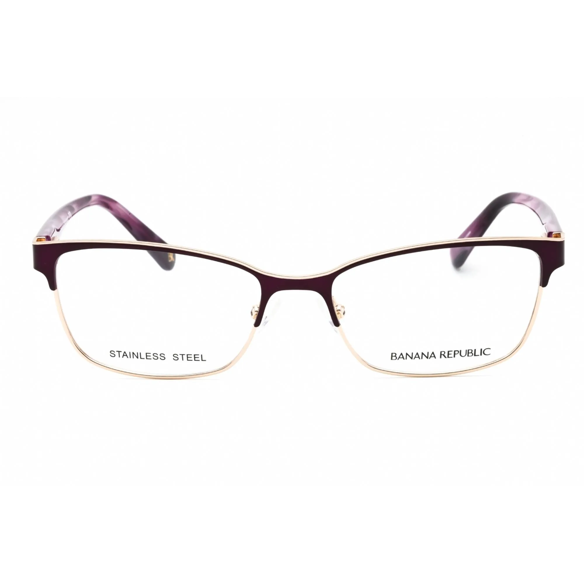 Banana Republic Women's Eyeglasses - 54mm Matte Purple Violet Frame | Mabel 01JZ 00