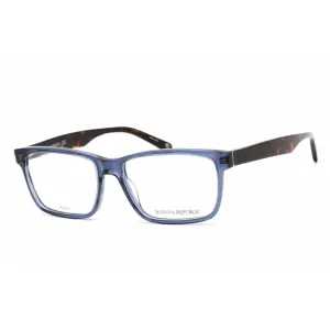 Banana Republic Women's Eyeglasses - Blue Crystal Rectangular Frame | Gaige 0OXZ 00