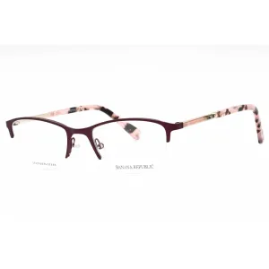 Banana Republic Women's Eyeglasses - Matte Violet Metal Cat Eye Frame | BR 212 01JZ 00