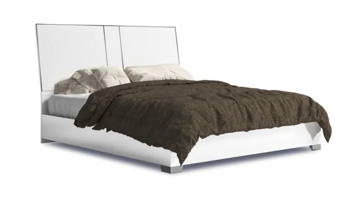 Bianca 3-Piece King Bed - White Lacquer