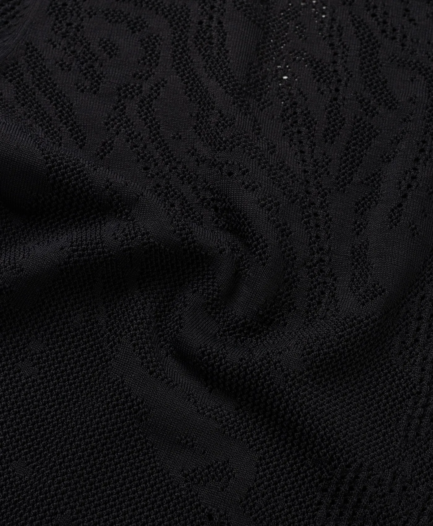 Black Braided Polo