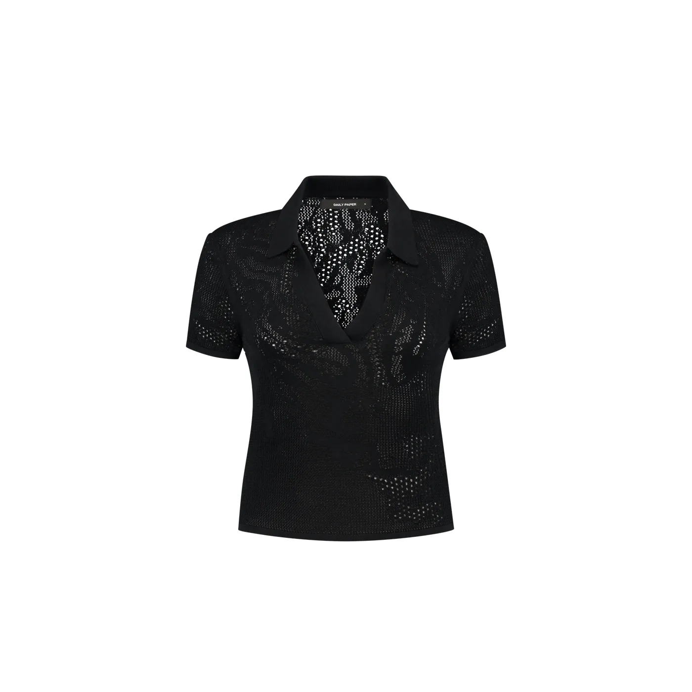 Black Braided Polo