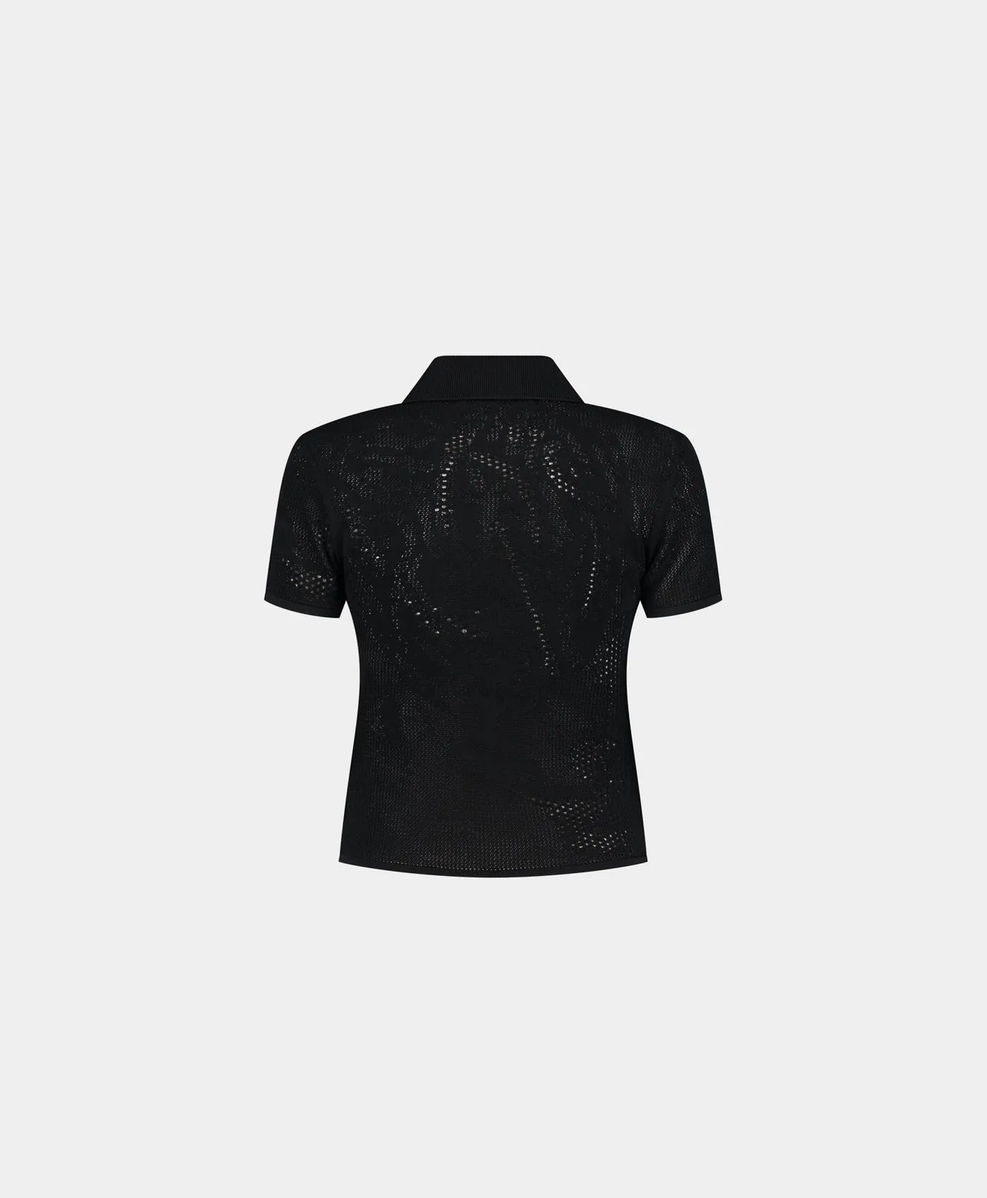 Black Braided Polo