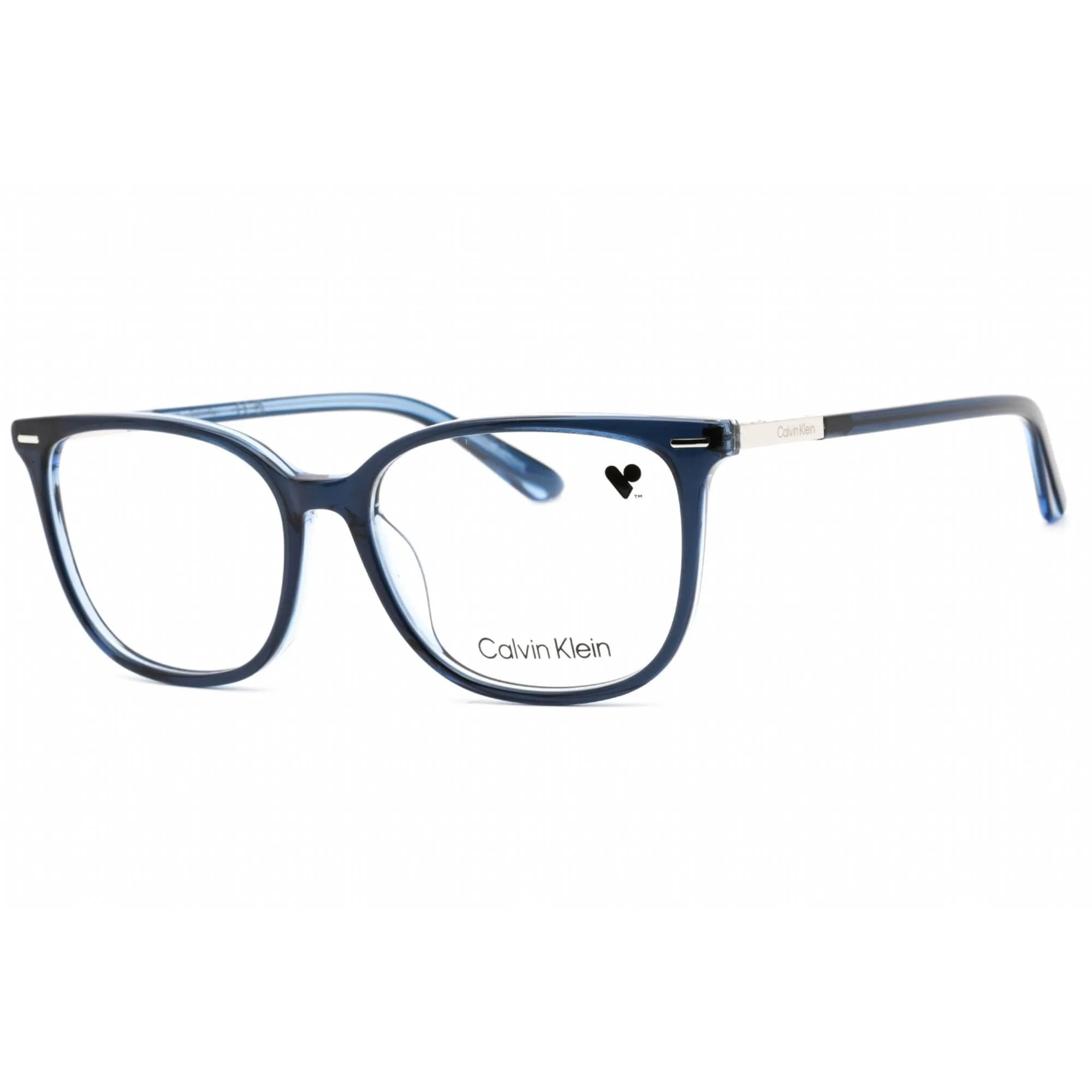 Calvin Klein Women's Eyeglasses - Full Rim Blue Rectangular Shape Frame | CK22505 438