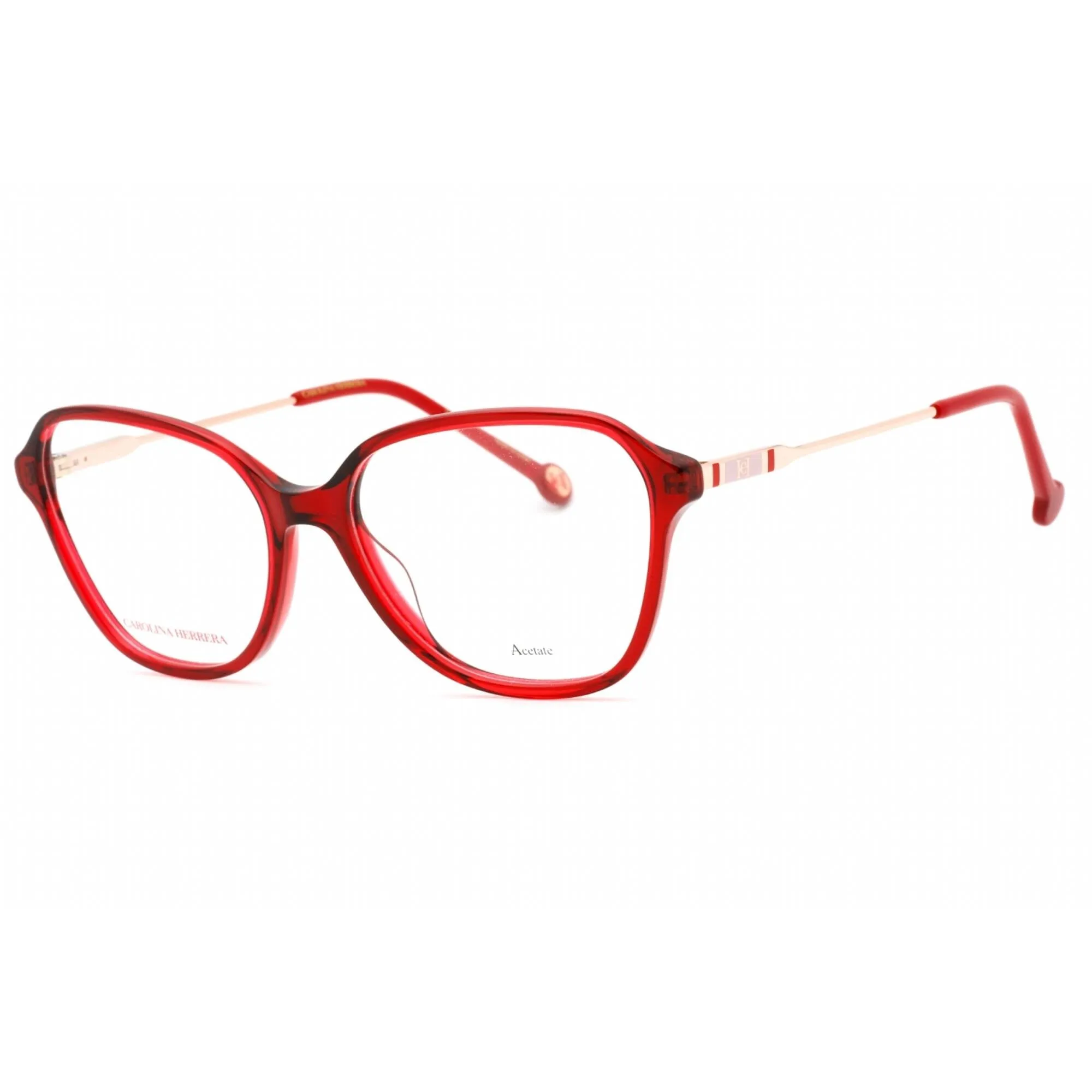 Carolina Herrera Women's Eyeglasses - Red Plastic Butterfly Frame | HER 0117 0C9A