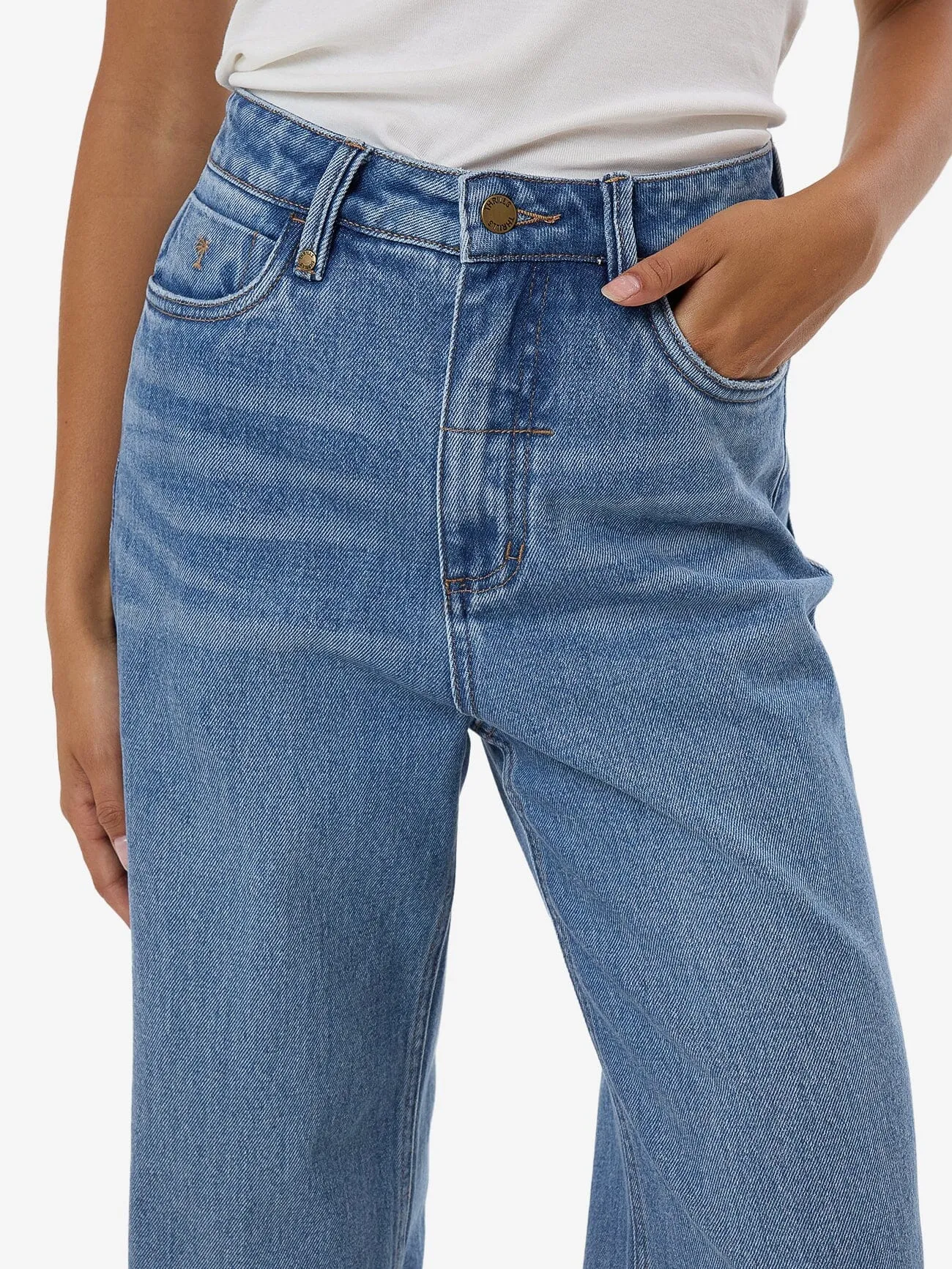 Cherry High Rise Stretch Jean - Dark Dust Blue