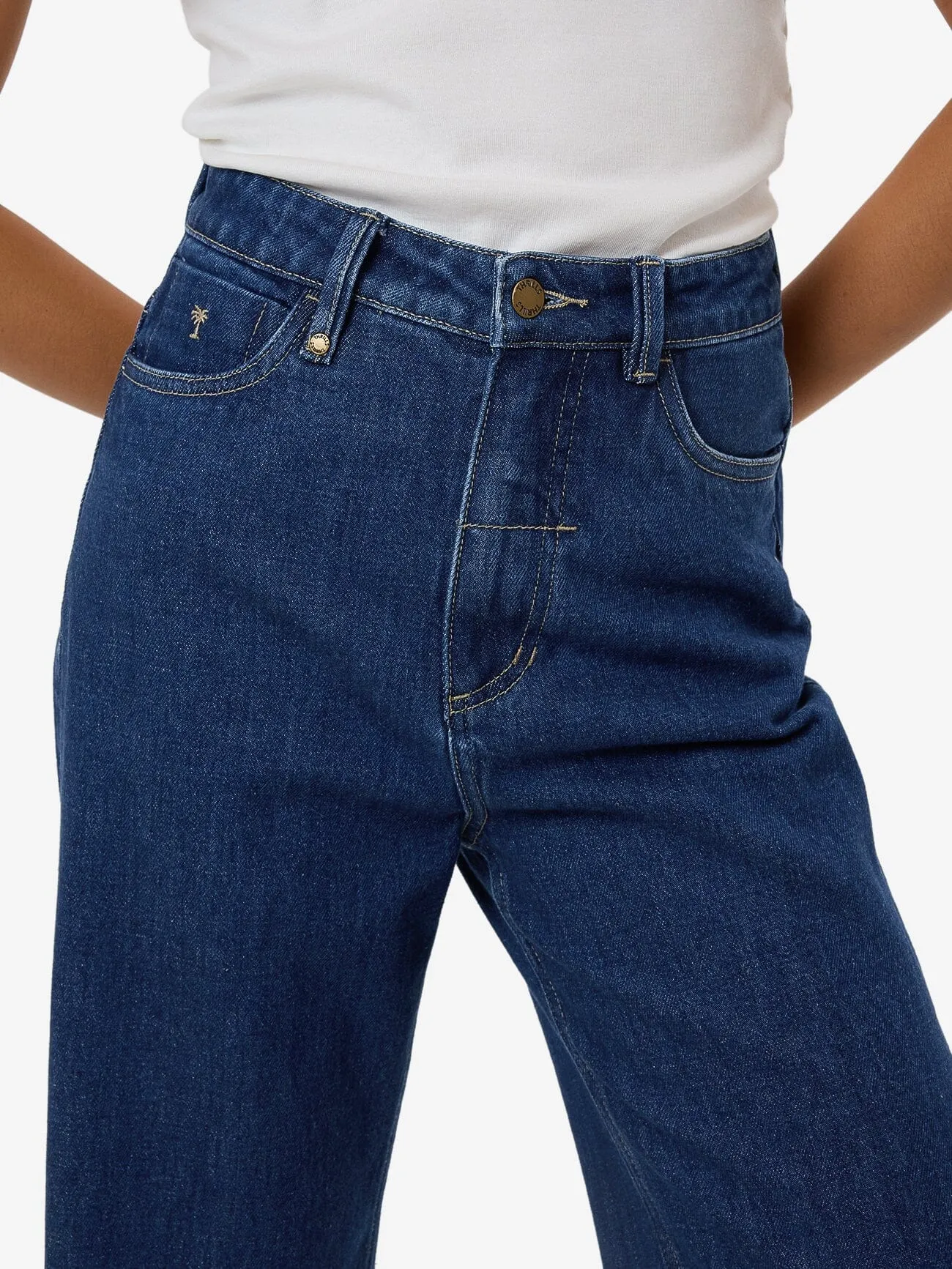 Cherry High Rise Stretch Jean - Union Blue