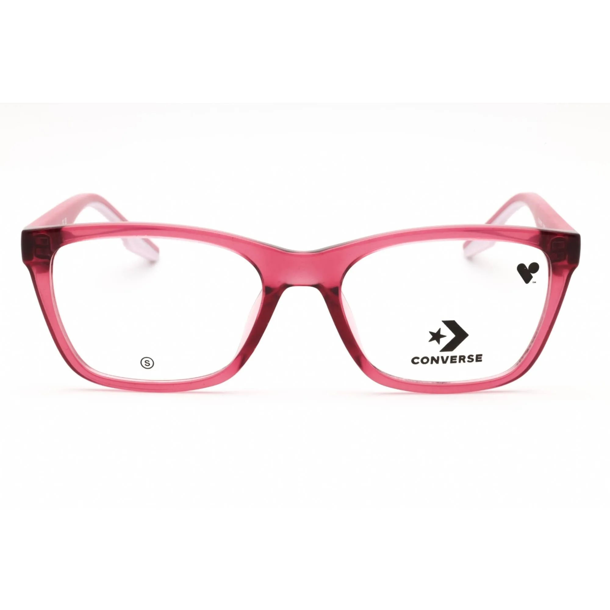Converse Women's Eyeglasses - Crystal Berry Shady Square Full Rim Frame | CV5096 666