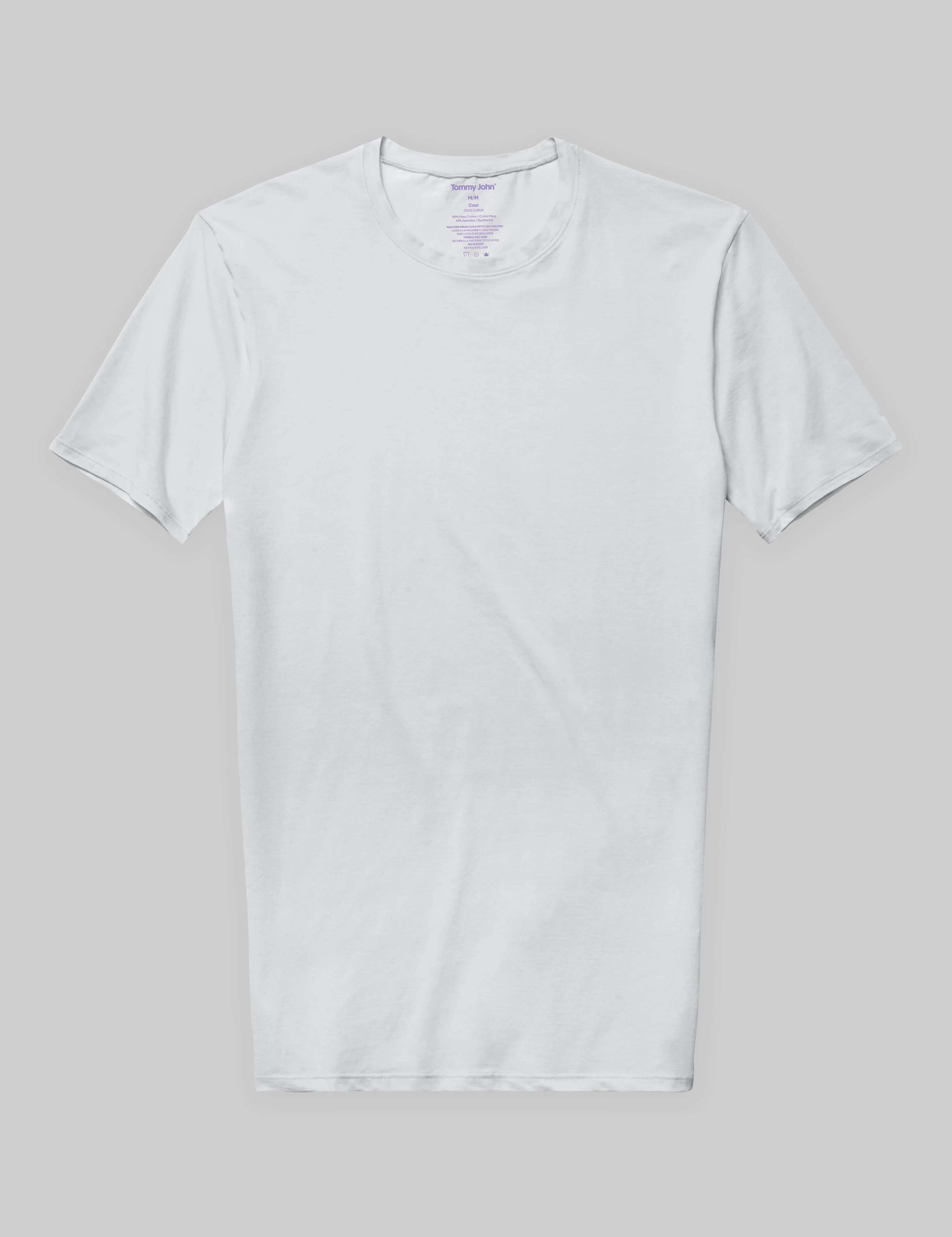 Cool Cotton Crew Neck Stay-Tucked Undershirt