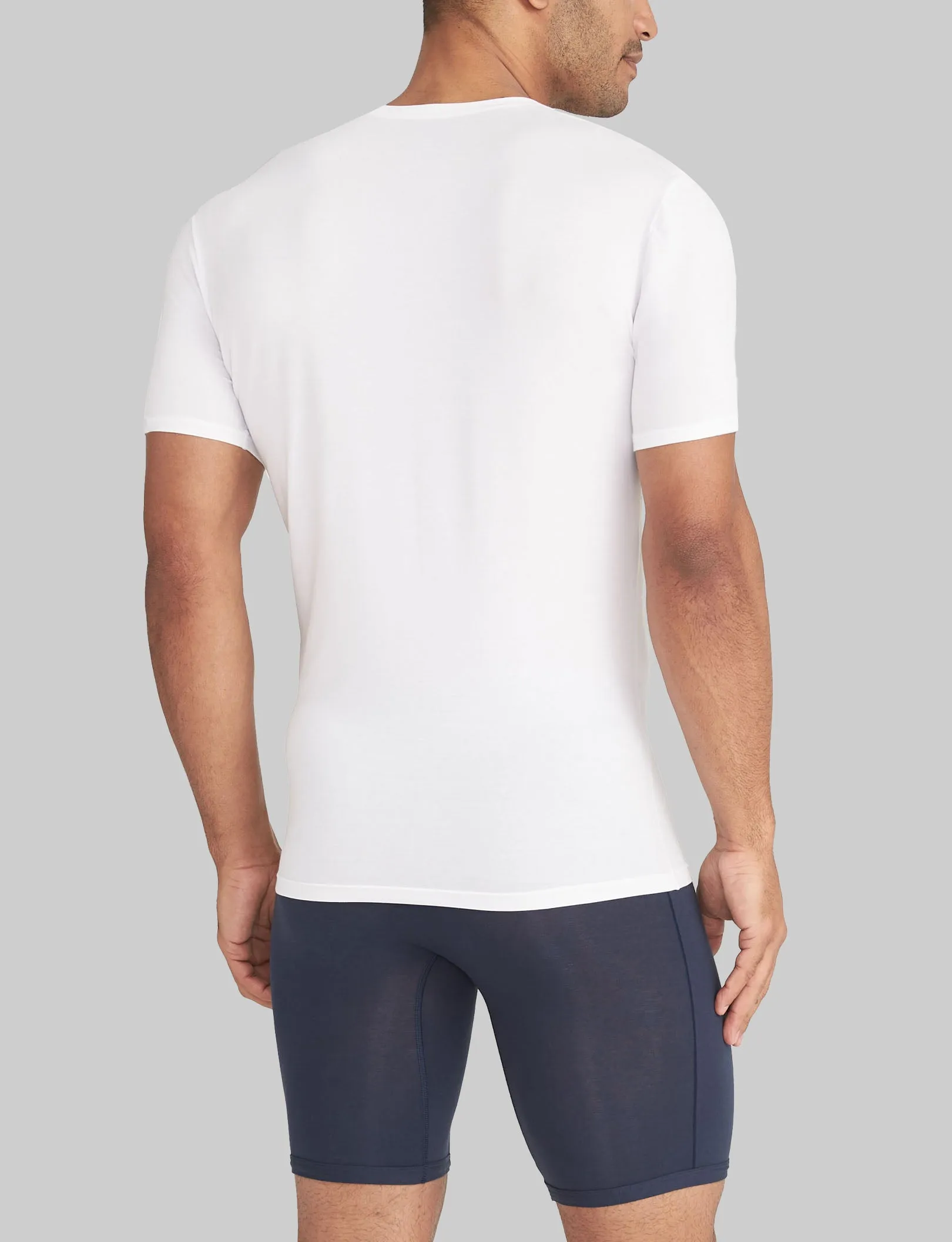 Cool Cotton Crew Neck Stay-Tucked Undershirt