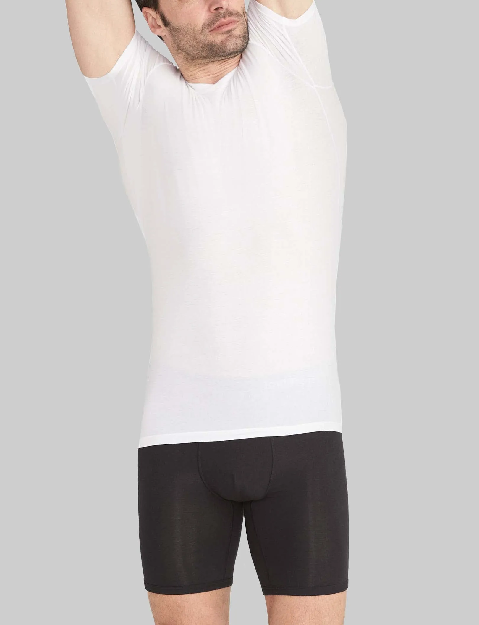 Cool Cotton High V-Neck Stay-Tucked Undershirt (6-Pack)