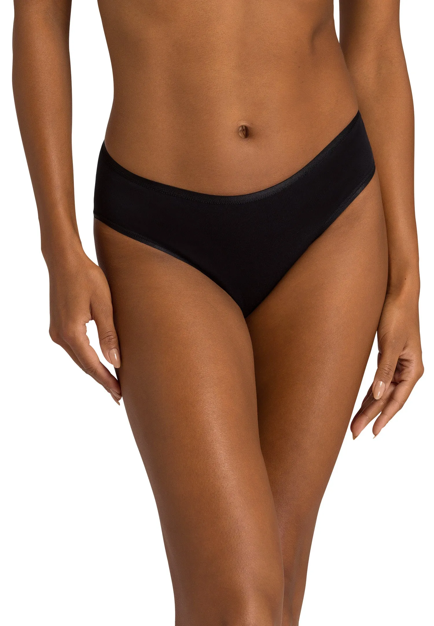 Cotton Seamless Brief Black