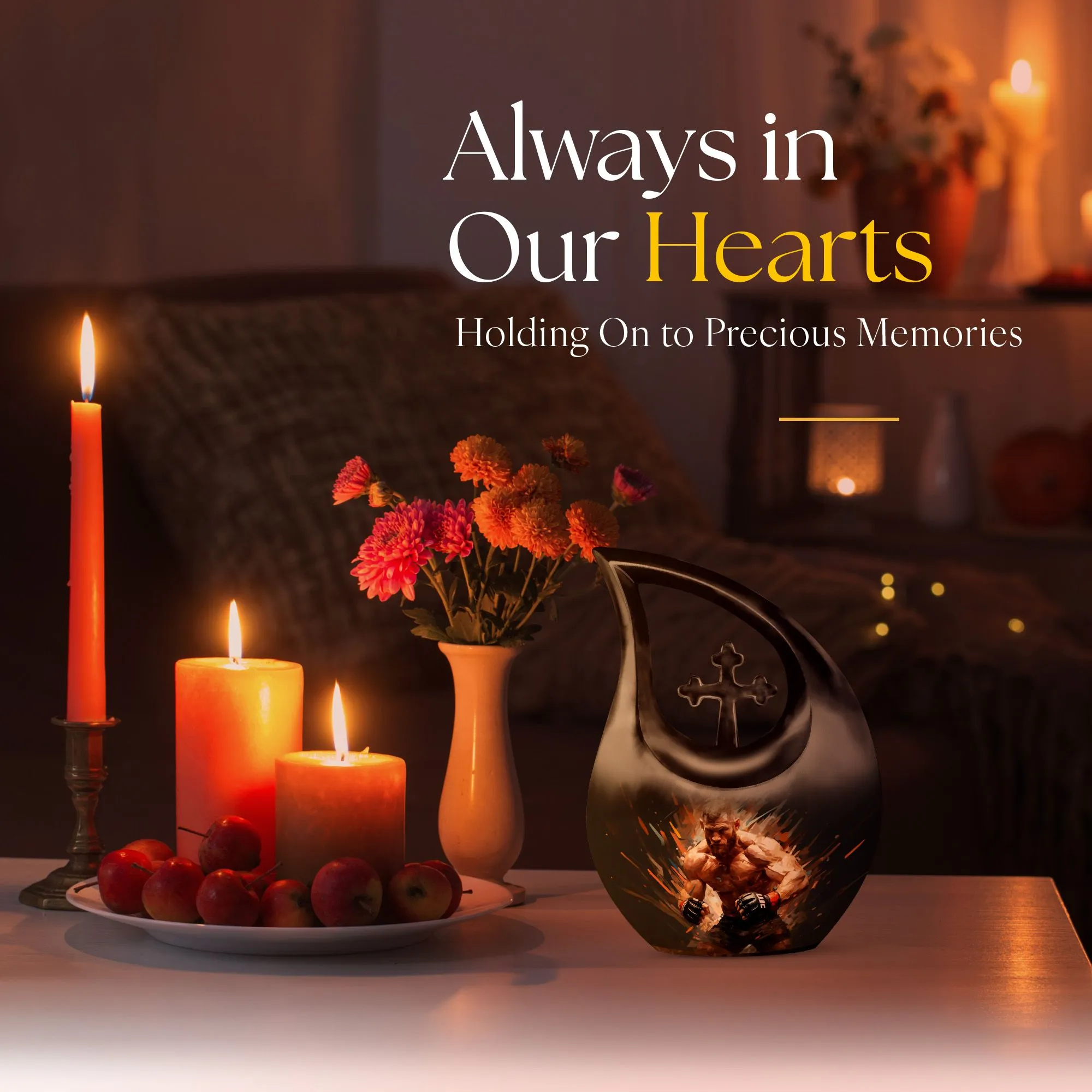 Cross Drop Sports Urn: Small Memorial Solution for Ashes