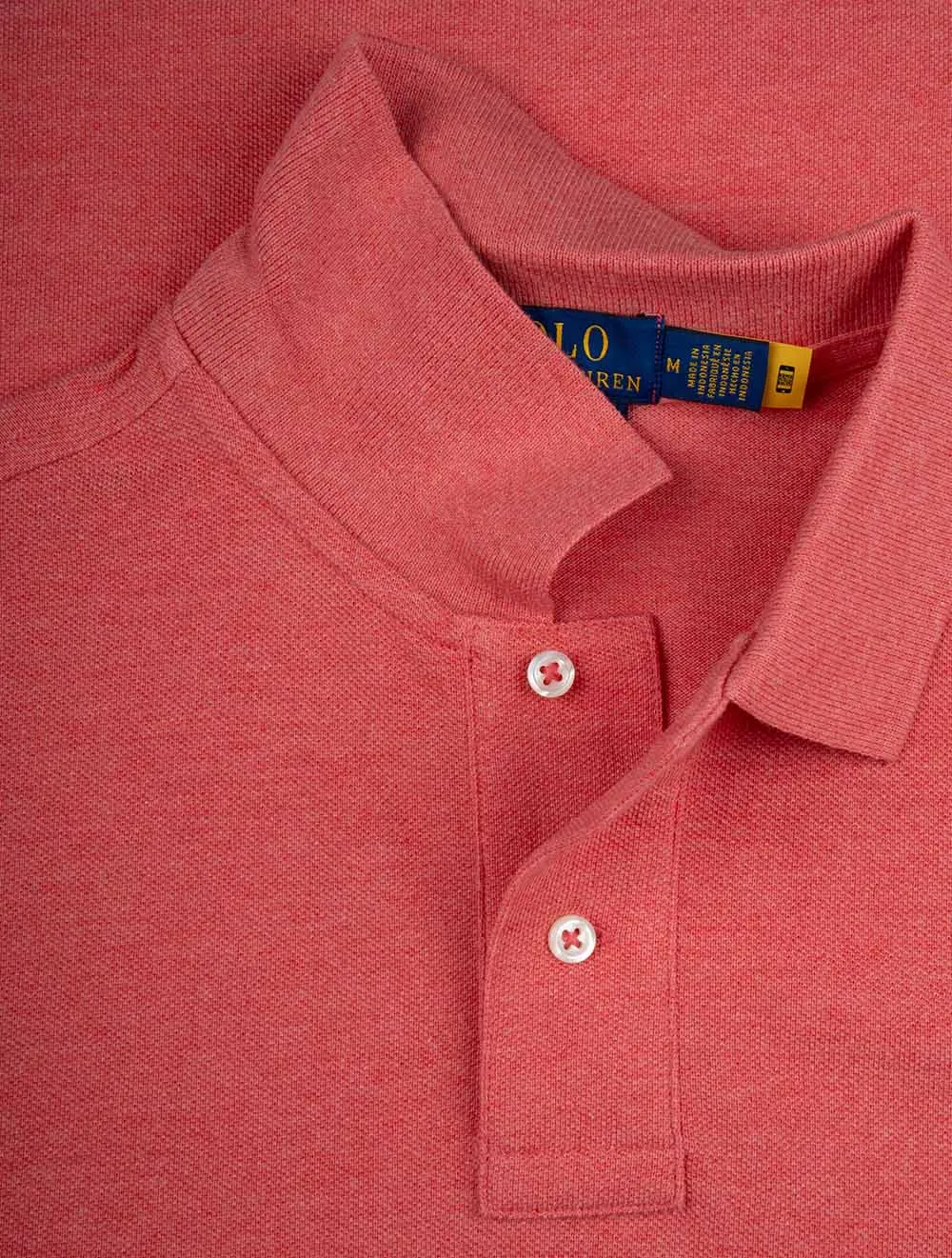 Custom Slim Fit Mesh Polo Shirt Red