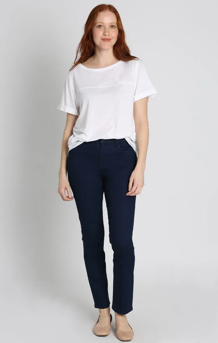 Dark Wash Straight Fit Stretch GF Denim