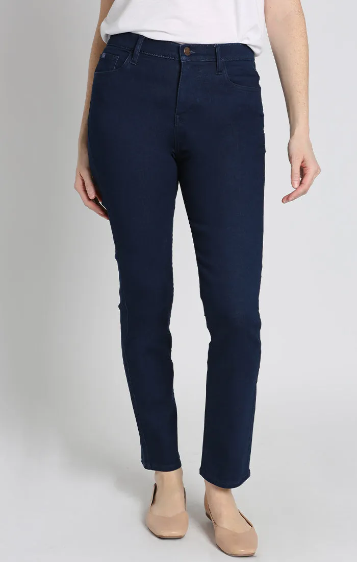 Dark Wash Straight Fit Stretch GF Denim