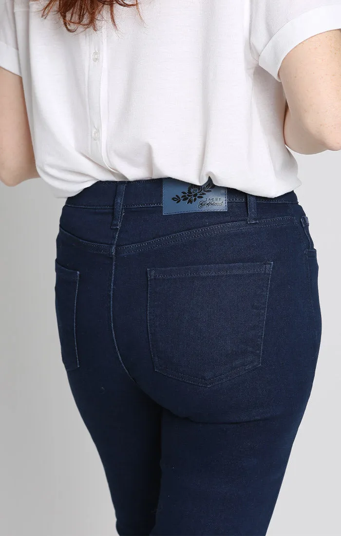 Dark Wash Straight Fit Stretch GF Denim