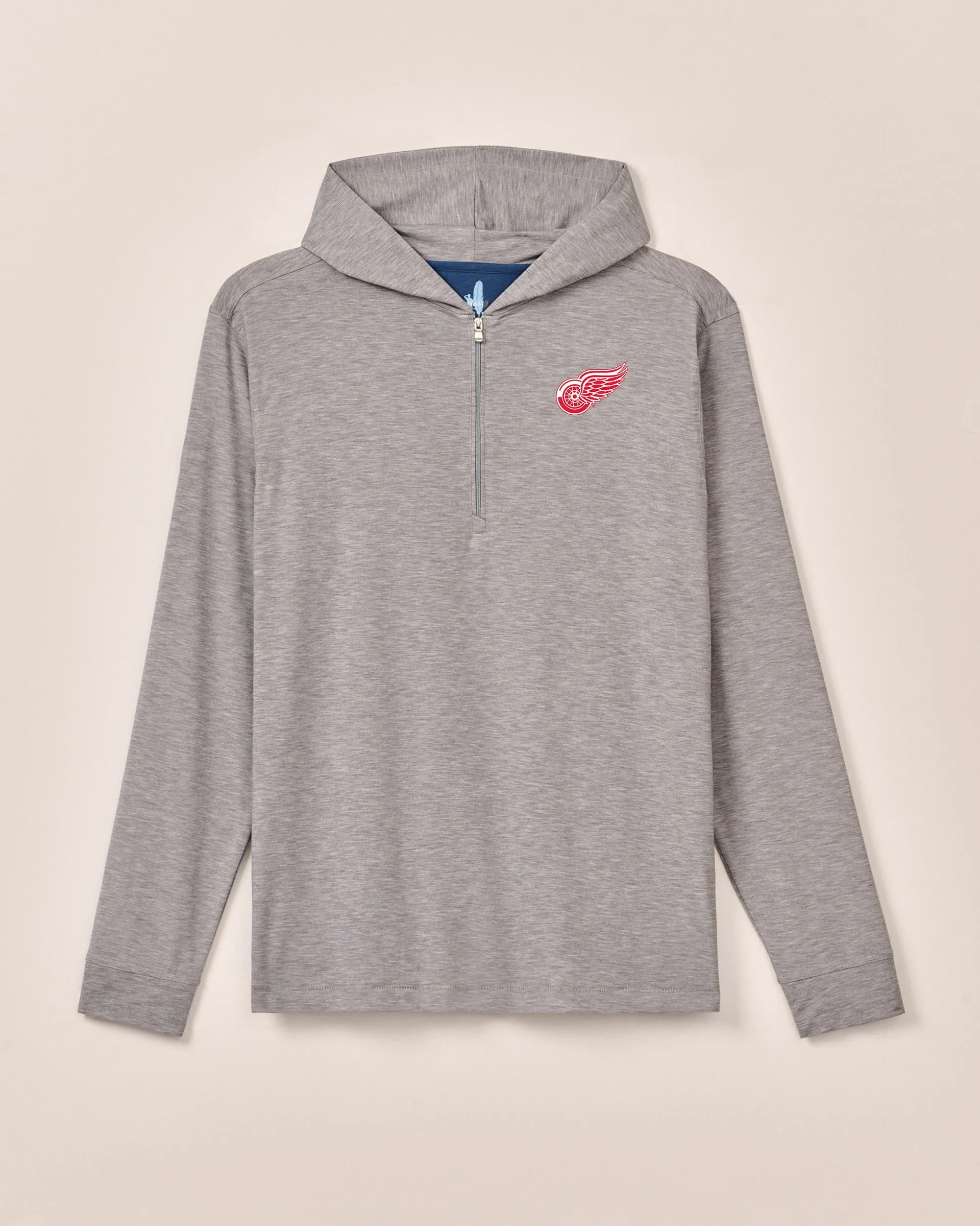 Detroit Redwings Welsey Performance 1/4 Zip Hoodie
