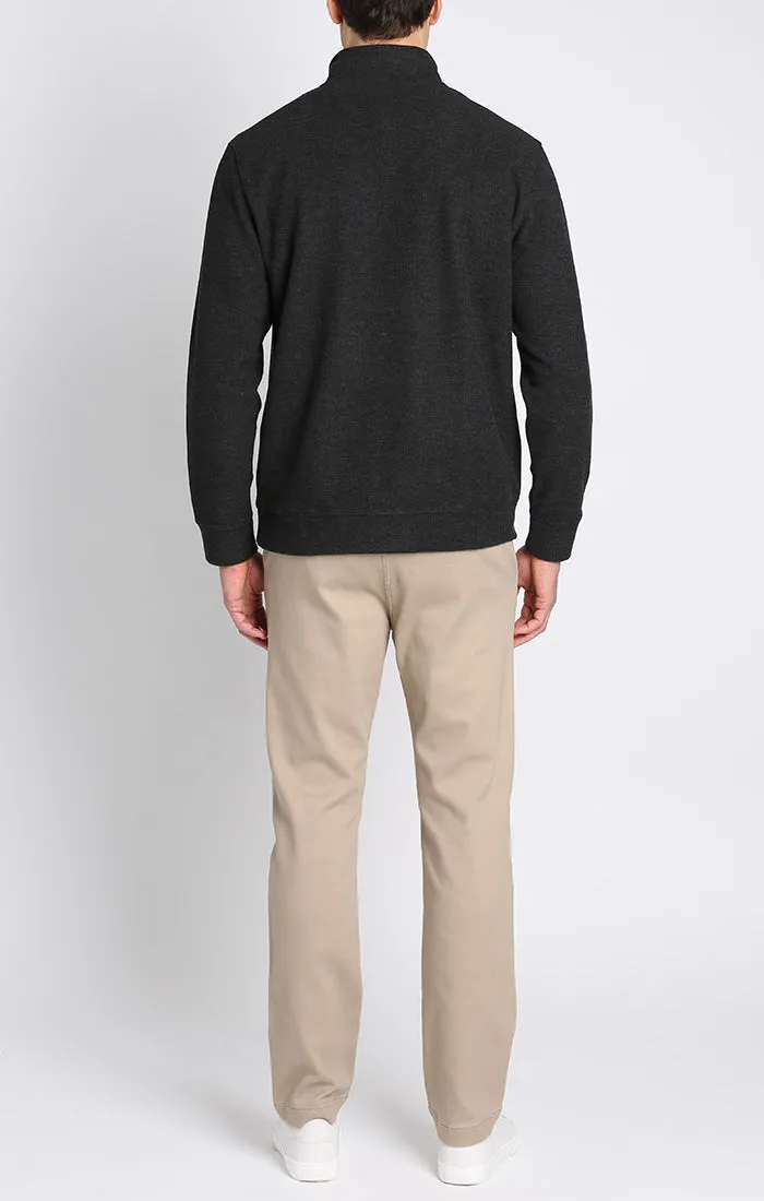 Dongan Wool Blend Quarter Zip