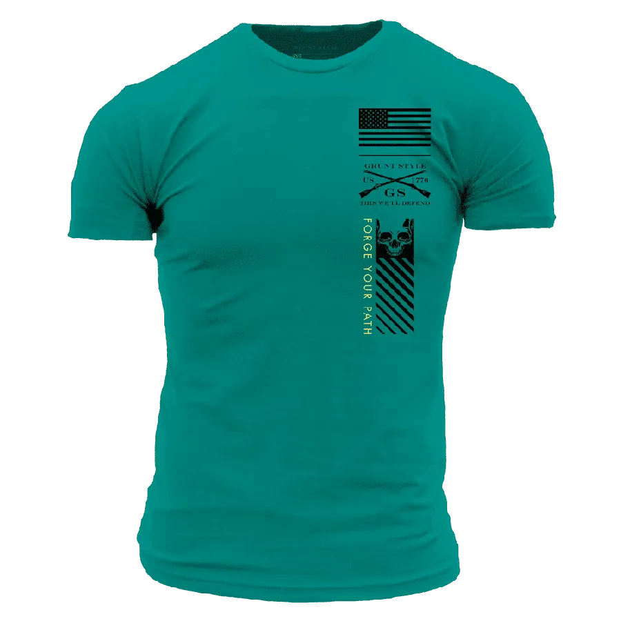 Find A Way Or Make One T-Shirt - Heather Aqua