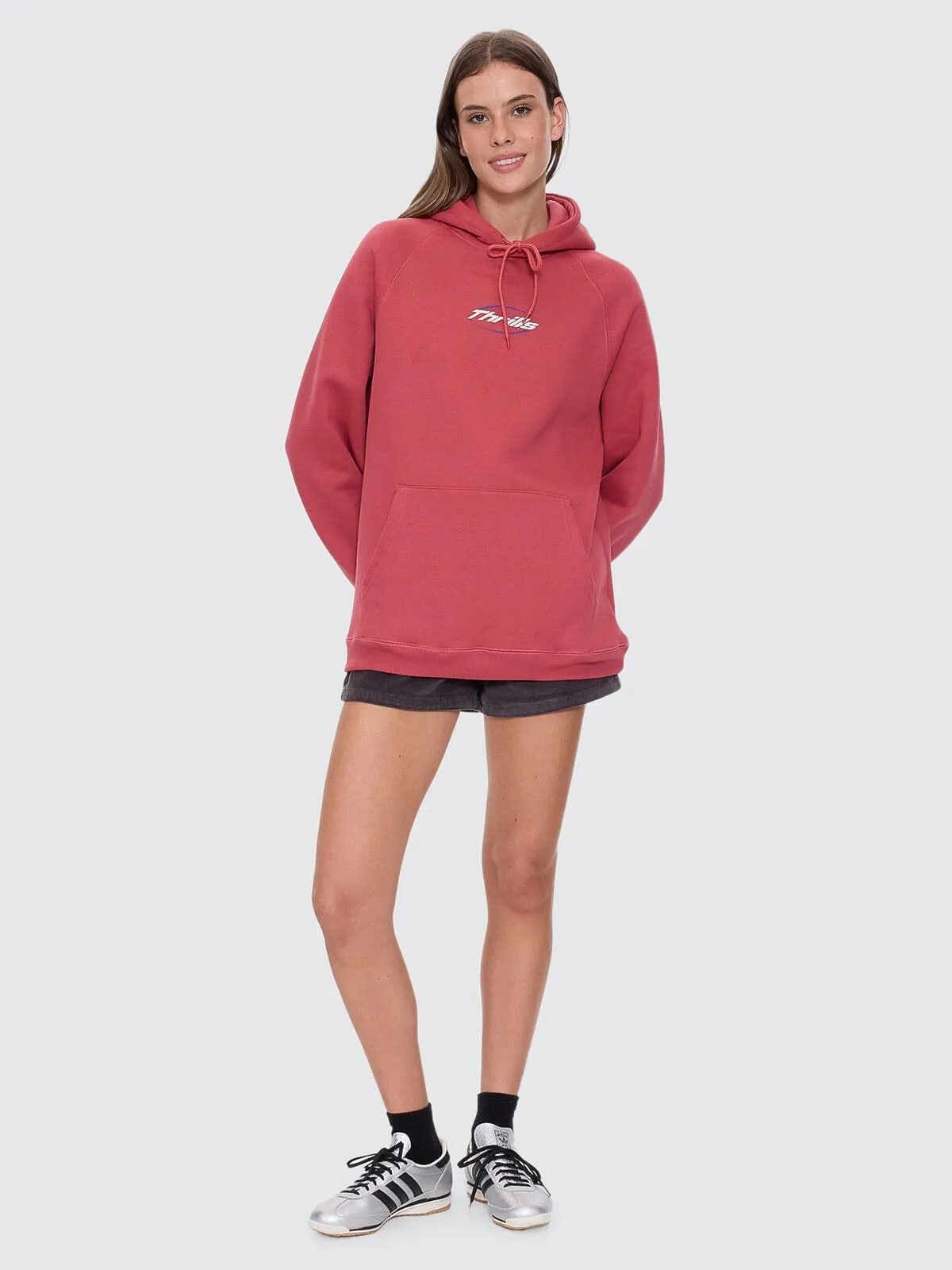Fortune Favours Raglan Hood - Redwood