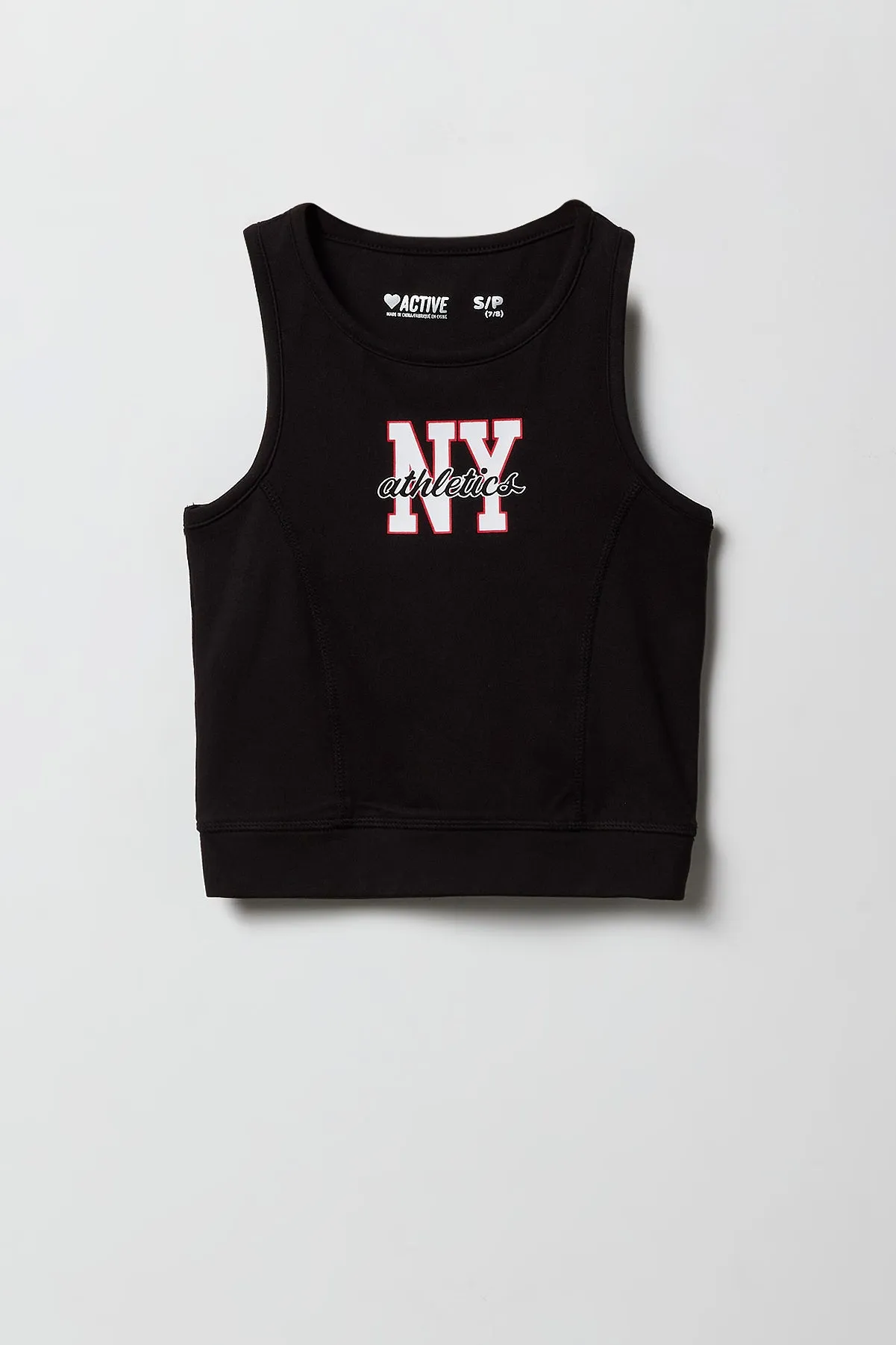 Girls Active Graphic Tank
