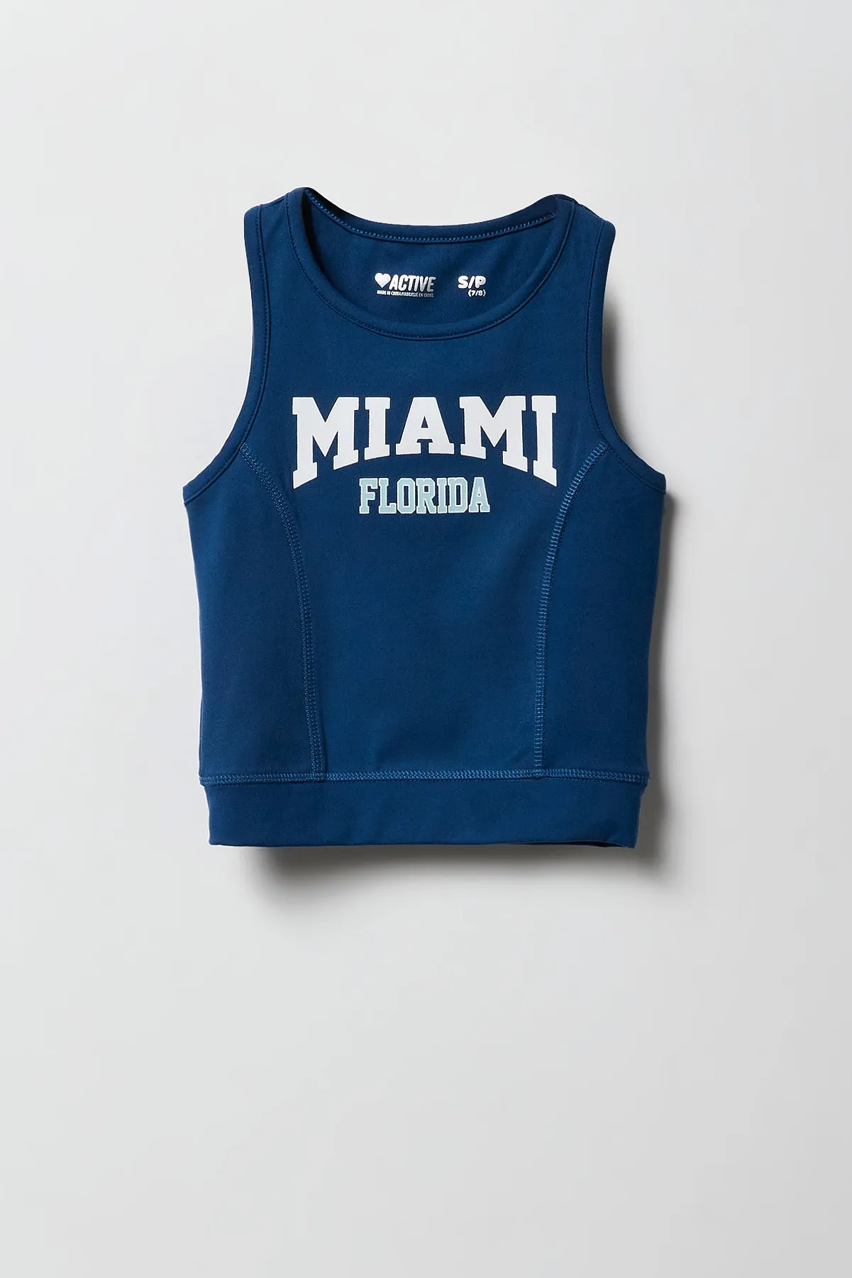 Girls Active Graphic Tank