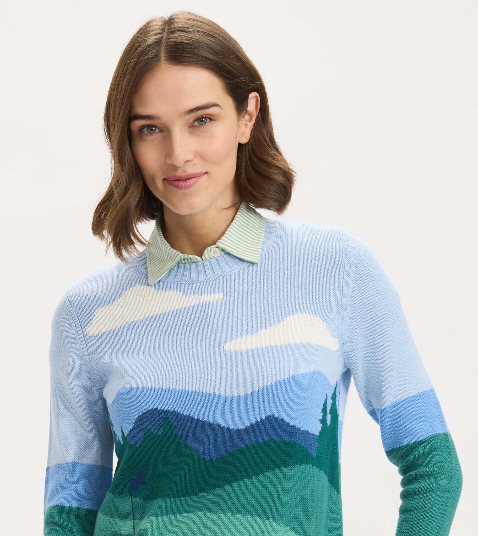 Golf Scene Sweater