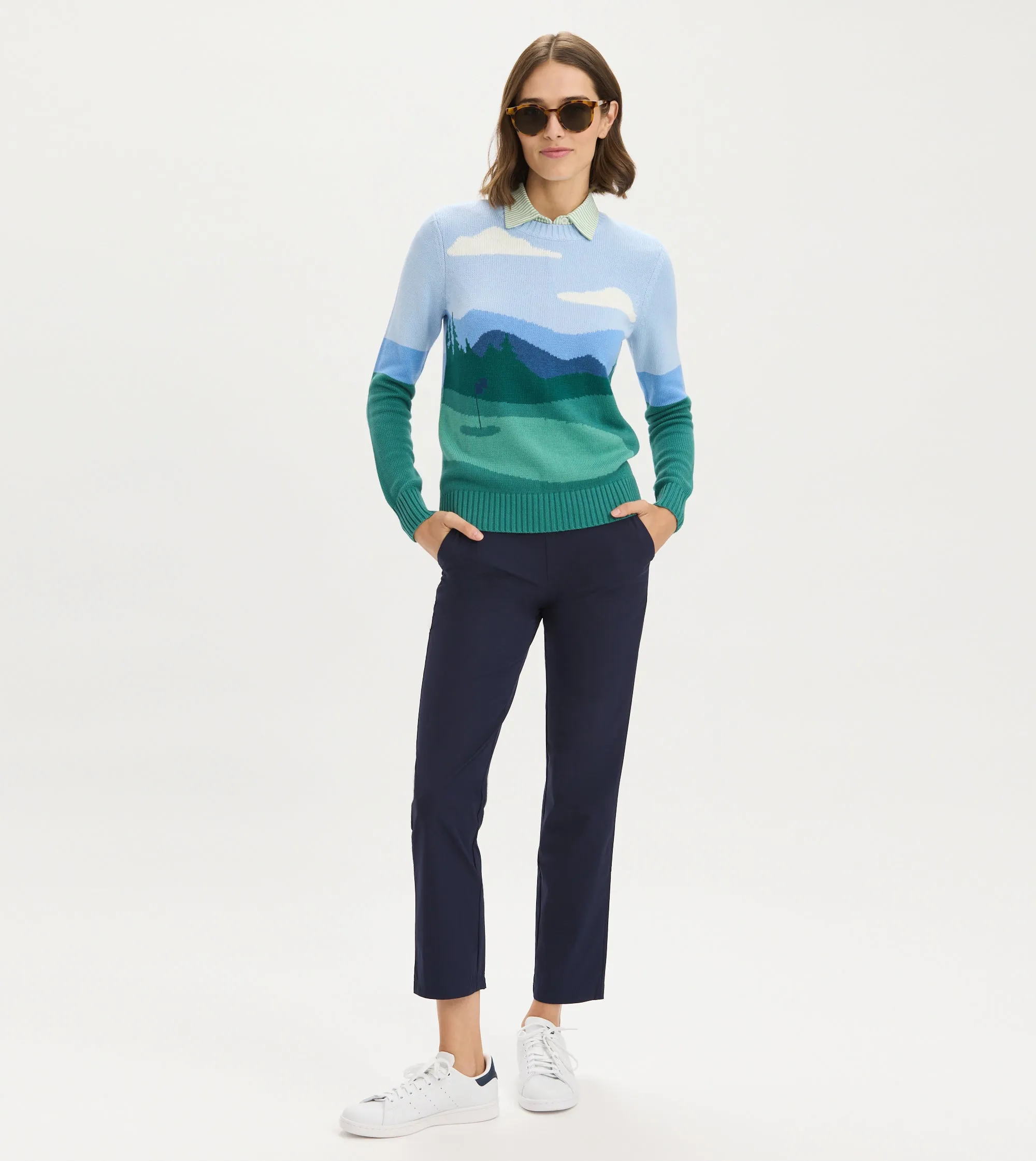 Golf Scene Sweater