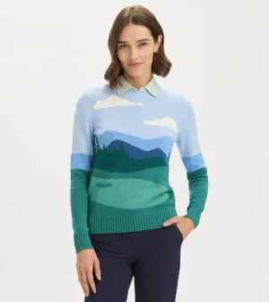 Golf Scene Sweater