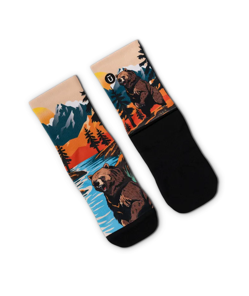 Grizzly Bear Youth Crew Socks