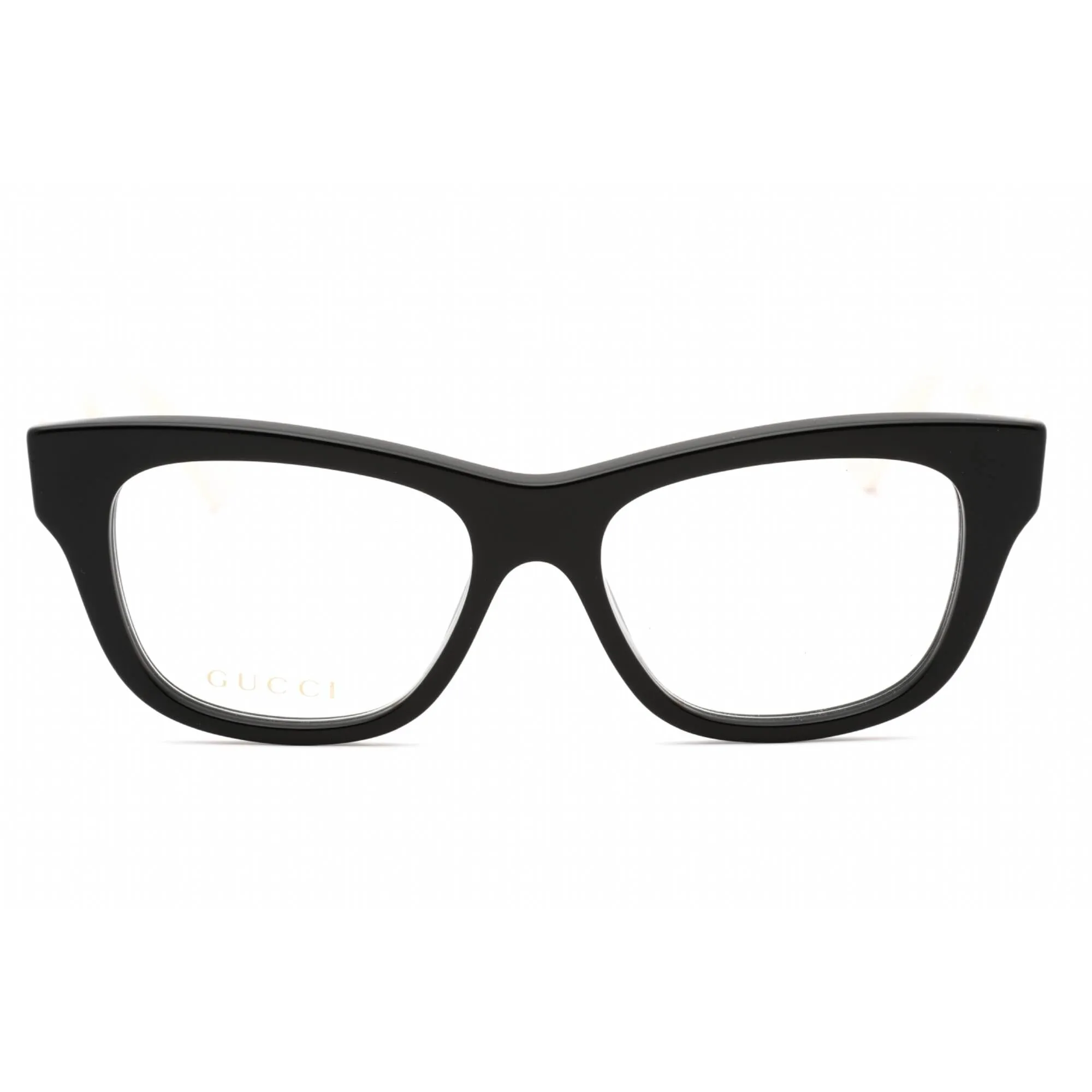 Gucci Women's Eyeglasses - Black Acetate Cat Eye Shape Full Rim Frame | GG0999O 002