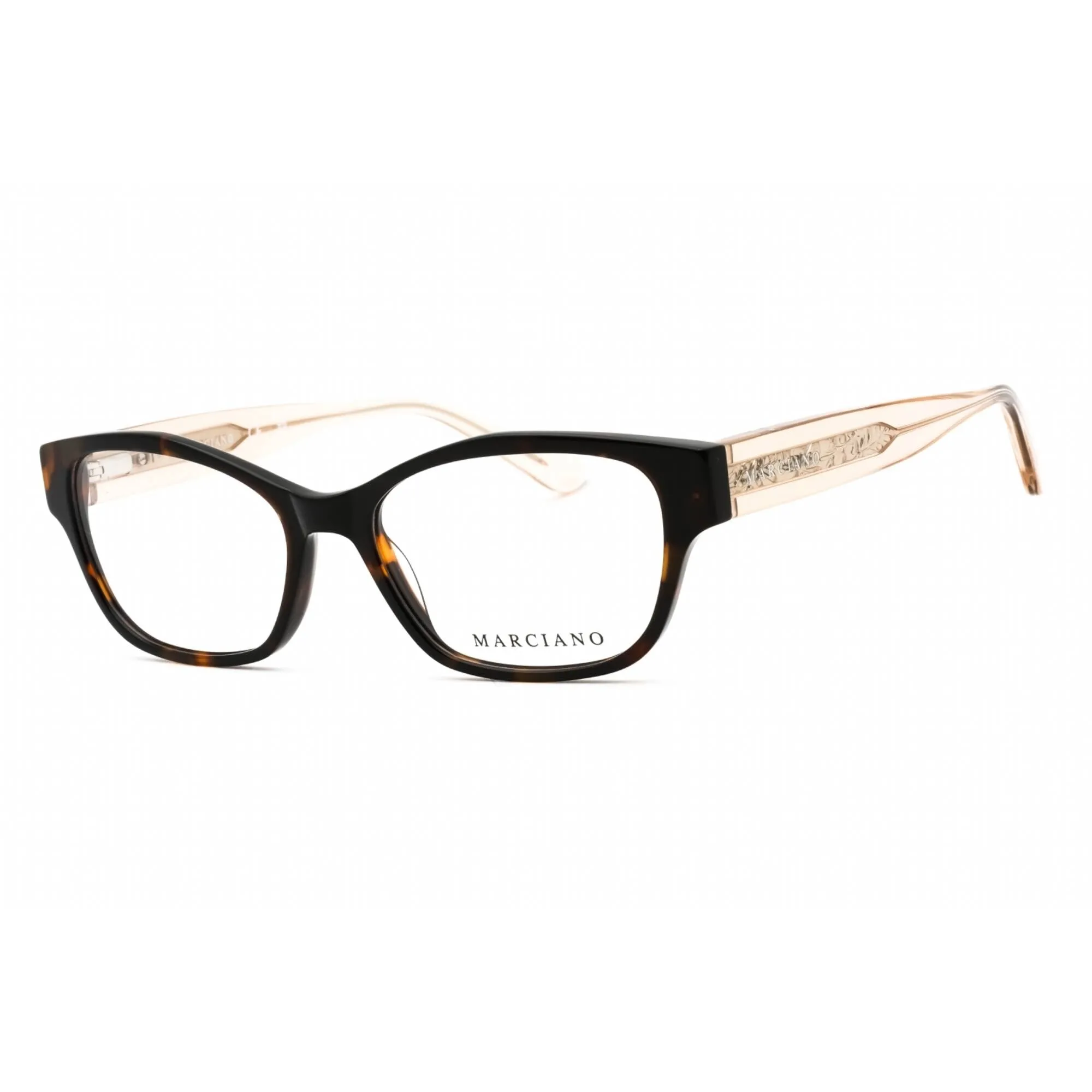 Guess By Marciano Women's Eyeglasses - Dark Havana Cat Eye Full Rim | GM0340-N 052
