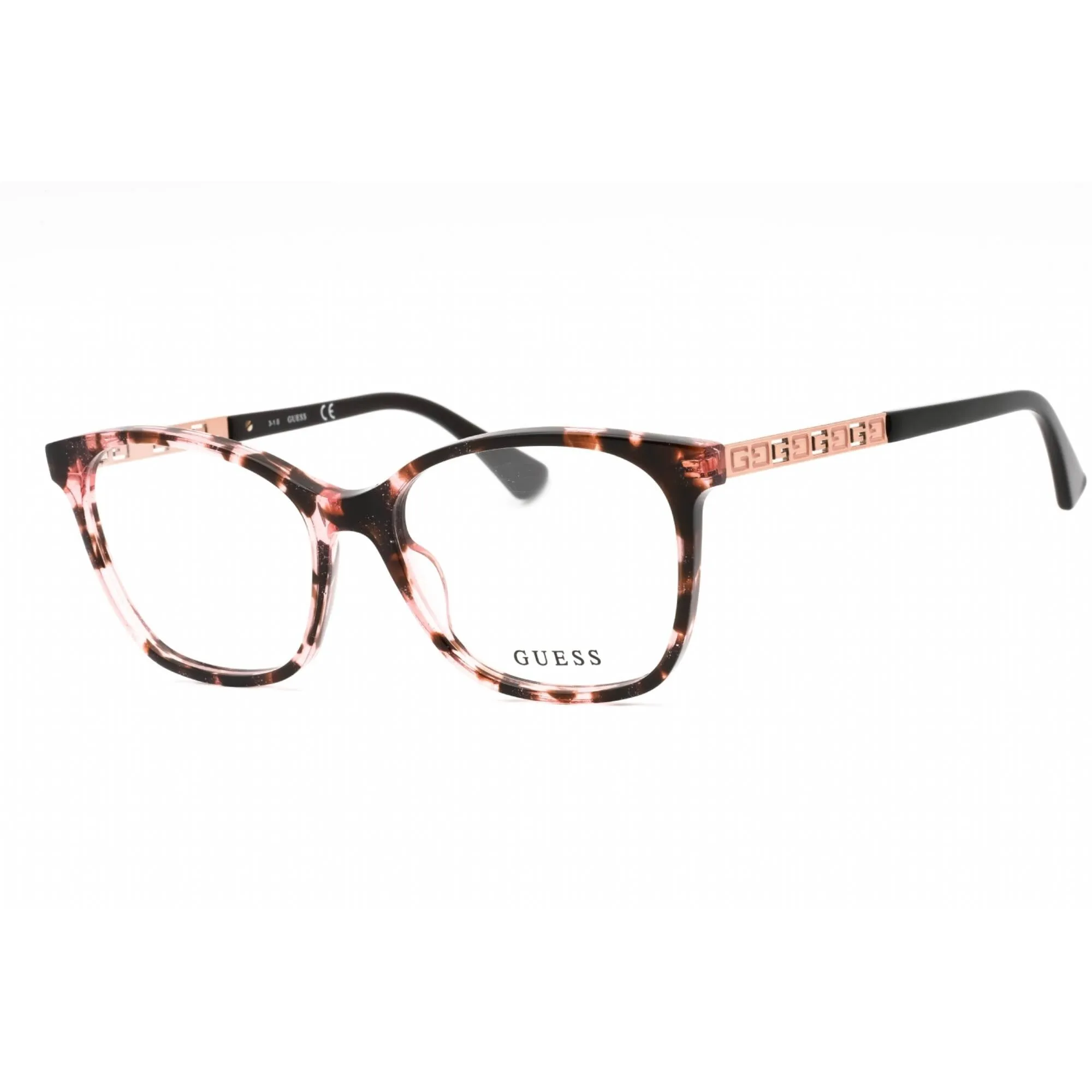 Guess Women's Eyeglasses - Rosa Plastic Cat Eye Frame Clear Demo Lens | GU2743 074