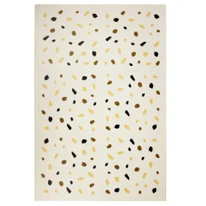 Hakuna Matte Stylish Baby Play Mat: Confetti & White Design - 72x48', 6 XXL Foam Floor Tiles
