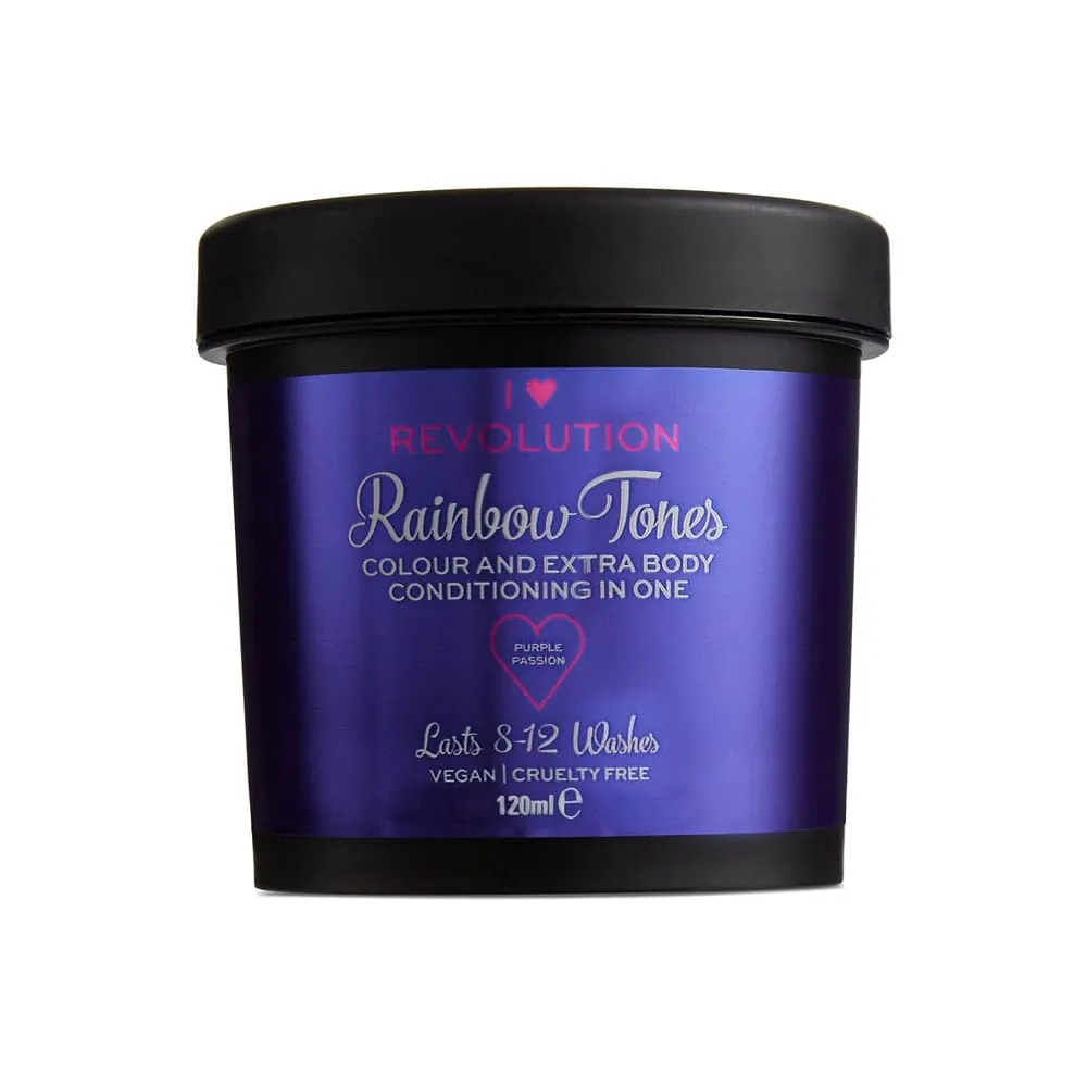 I Heart Revolution Rainbow Tones Colour & Extra Body Conditioning In One Purple Passion 120ml