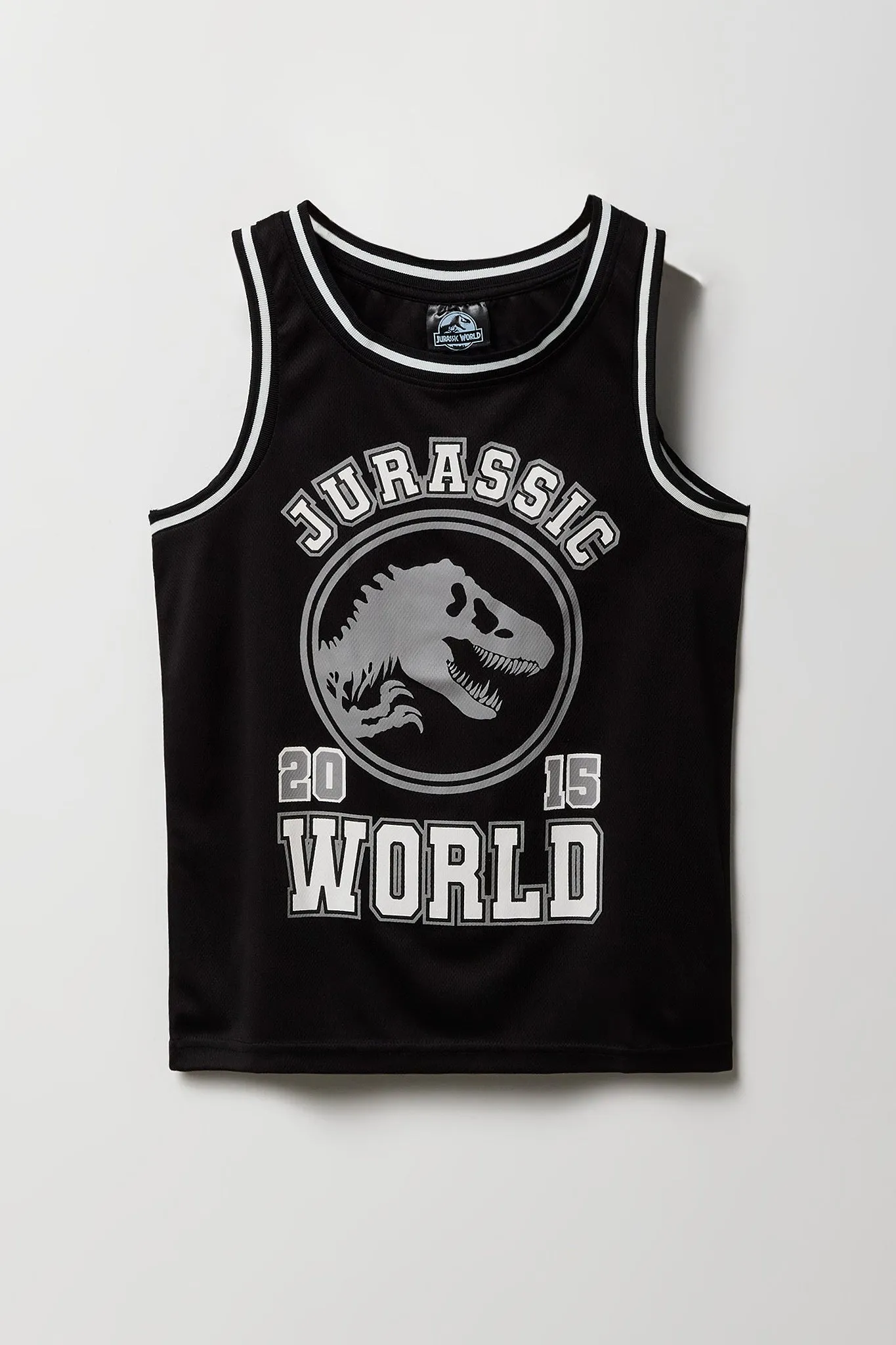 Jersey en filet à imprimé Jurassic World pour garçon