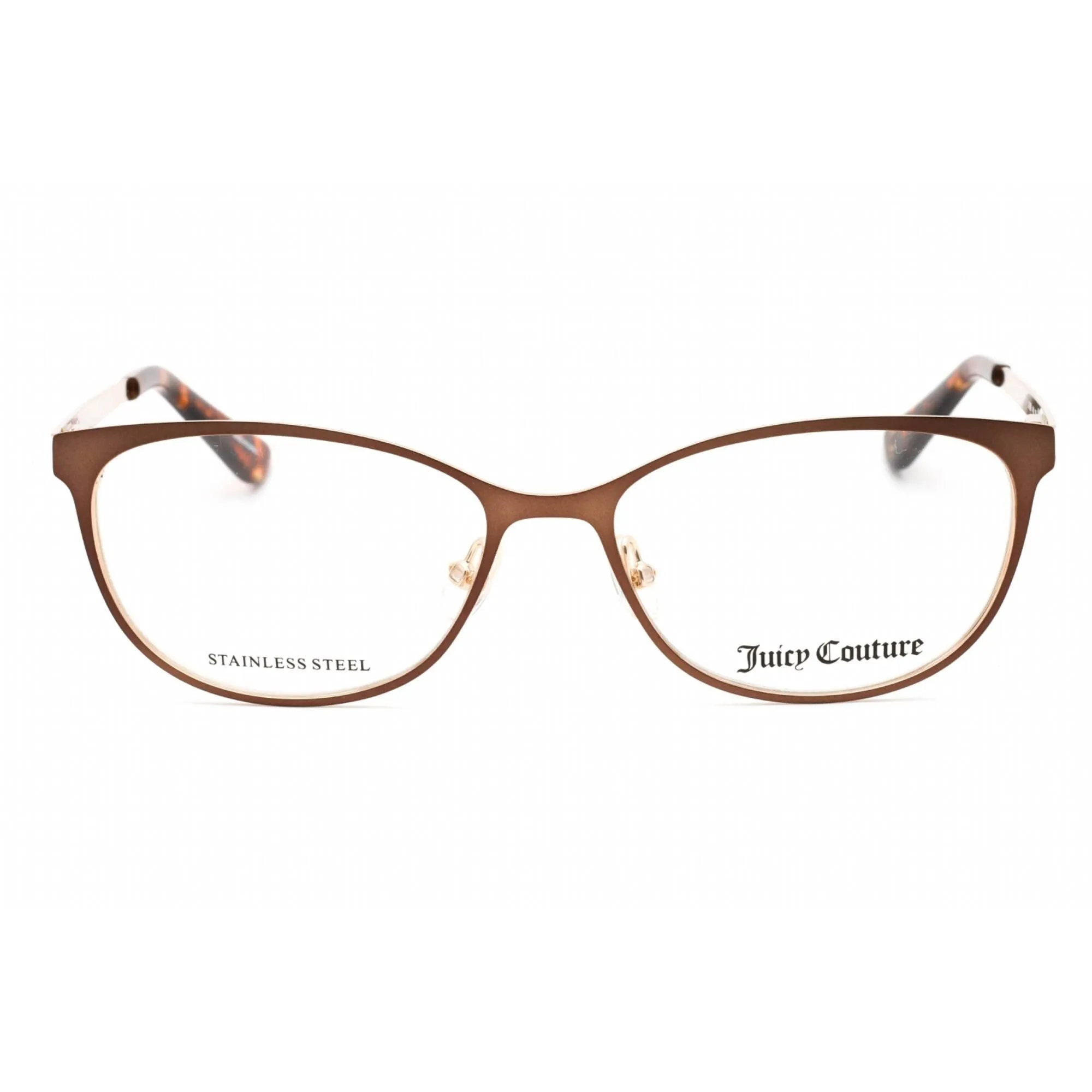 Juicy Couture Women's Eyeglasses - Matte Brown Metal Full Rim Frame | JU 206 04IN 00