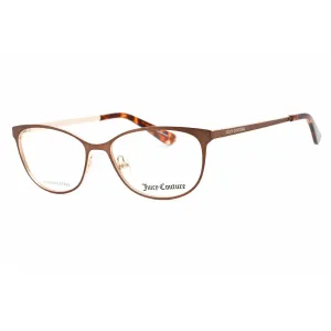 Juicy Couture Women's Eyeglasses - Matte Brown Metal Full Rim Frame | JU 206 04IN 00