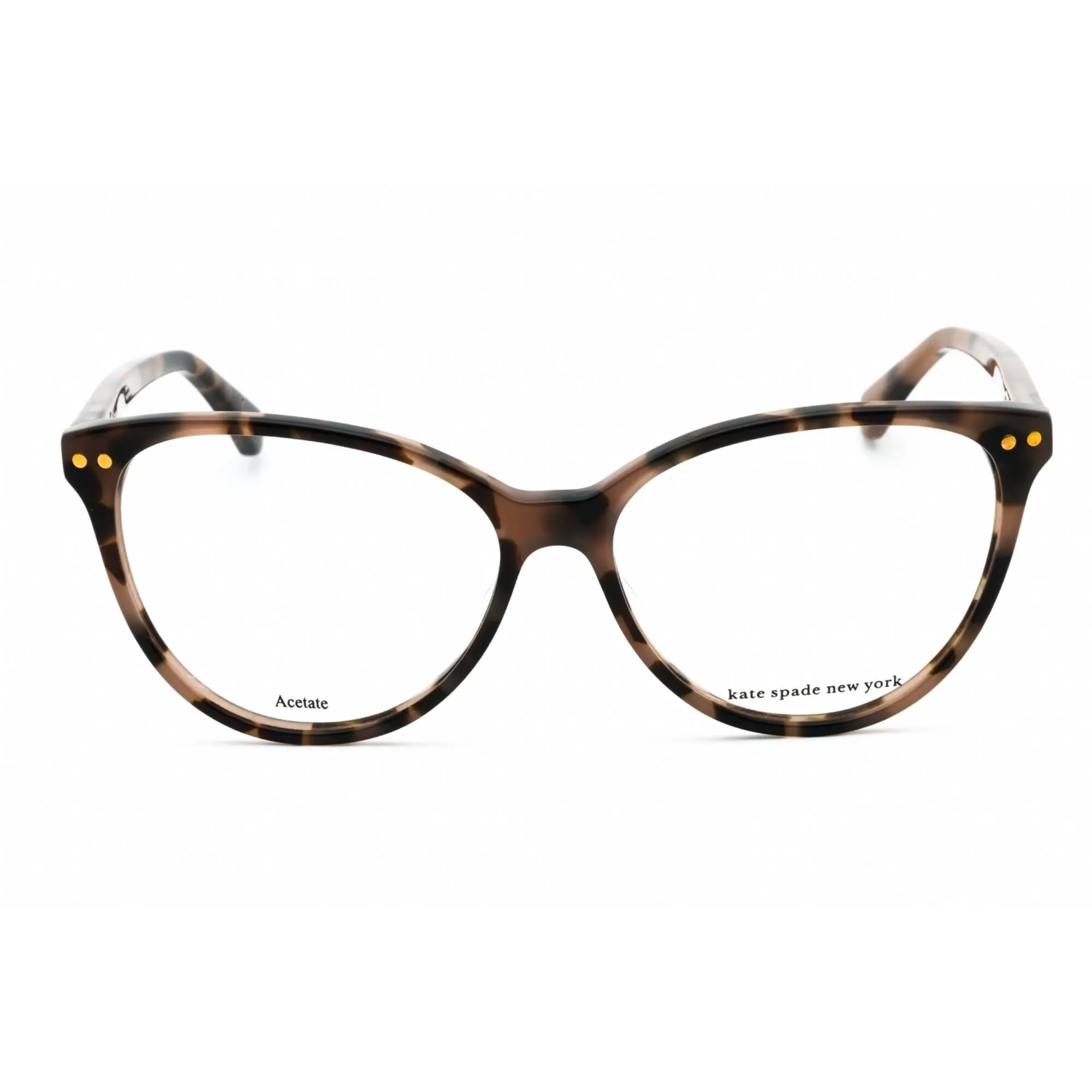 Kate Spade Women's Eyeglasses - Havana Plastic Full Rim Cat Eye Frame | THEA 0086 00