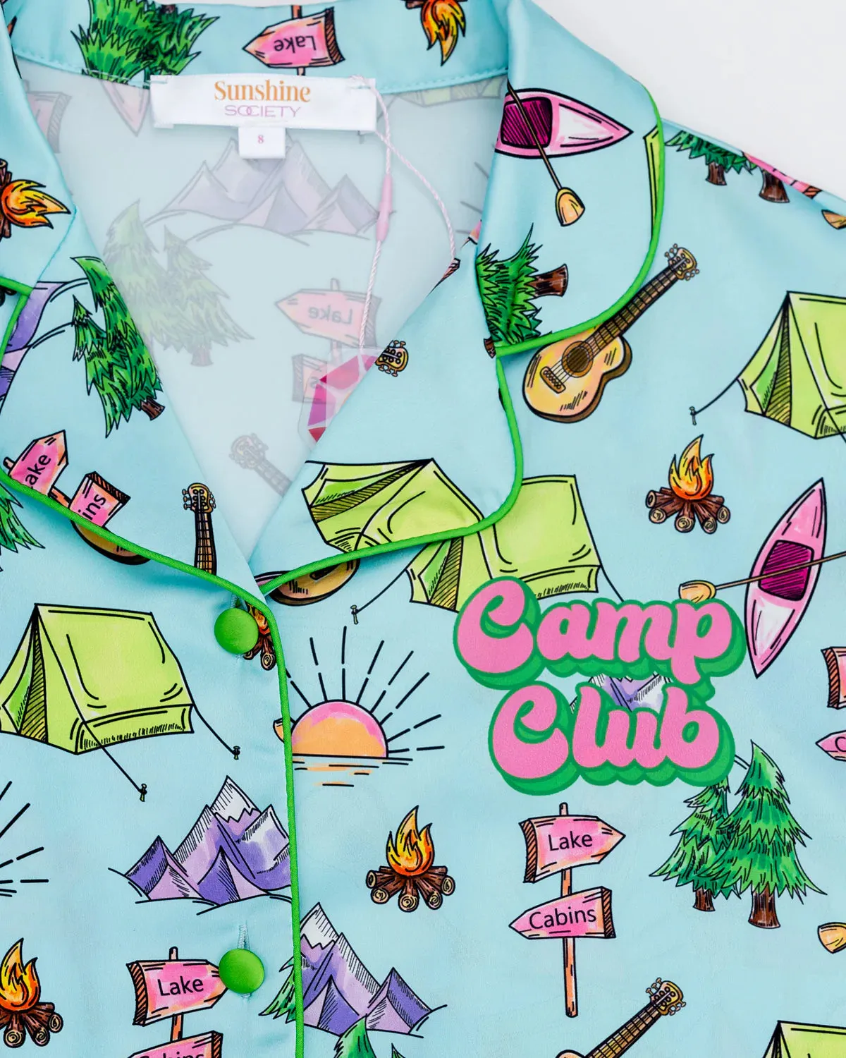 Kids Camp Club Pajama Set