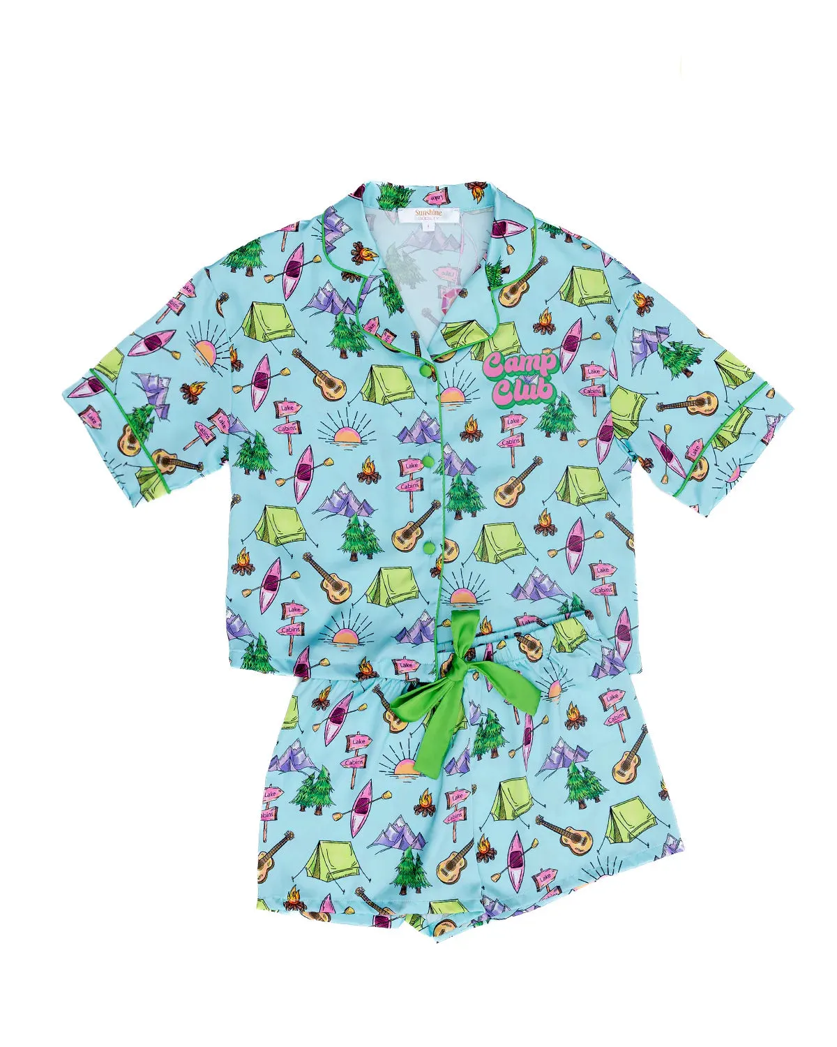 Kids Camp Club Pajama Set