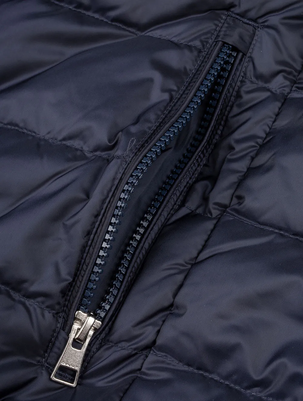 Light Down Vest Gilet Evening Blue