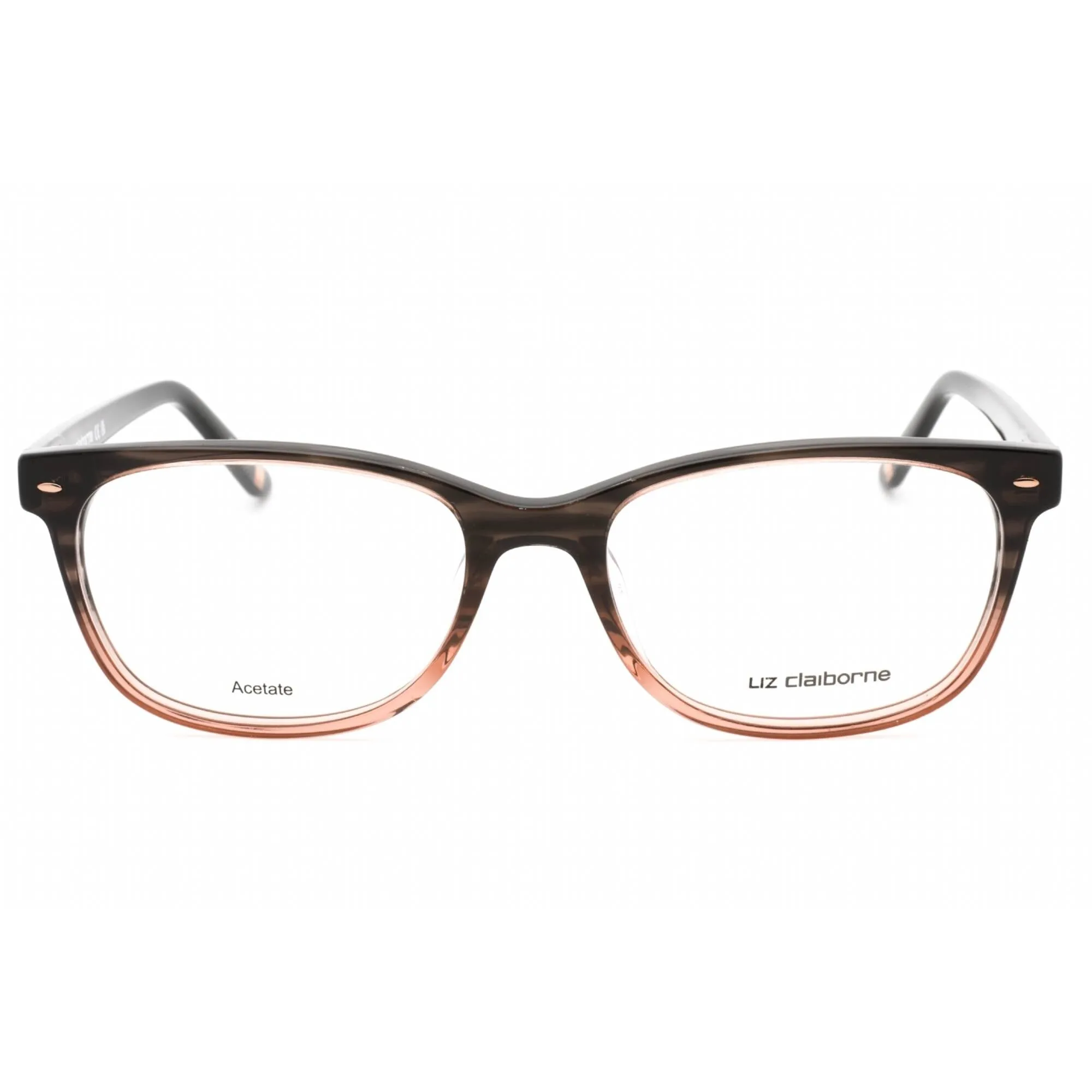 Liz Claiborne Women's Eyeglasses - Black Violet Plastic Cat Eye Frame | L 607/N HK8