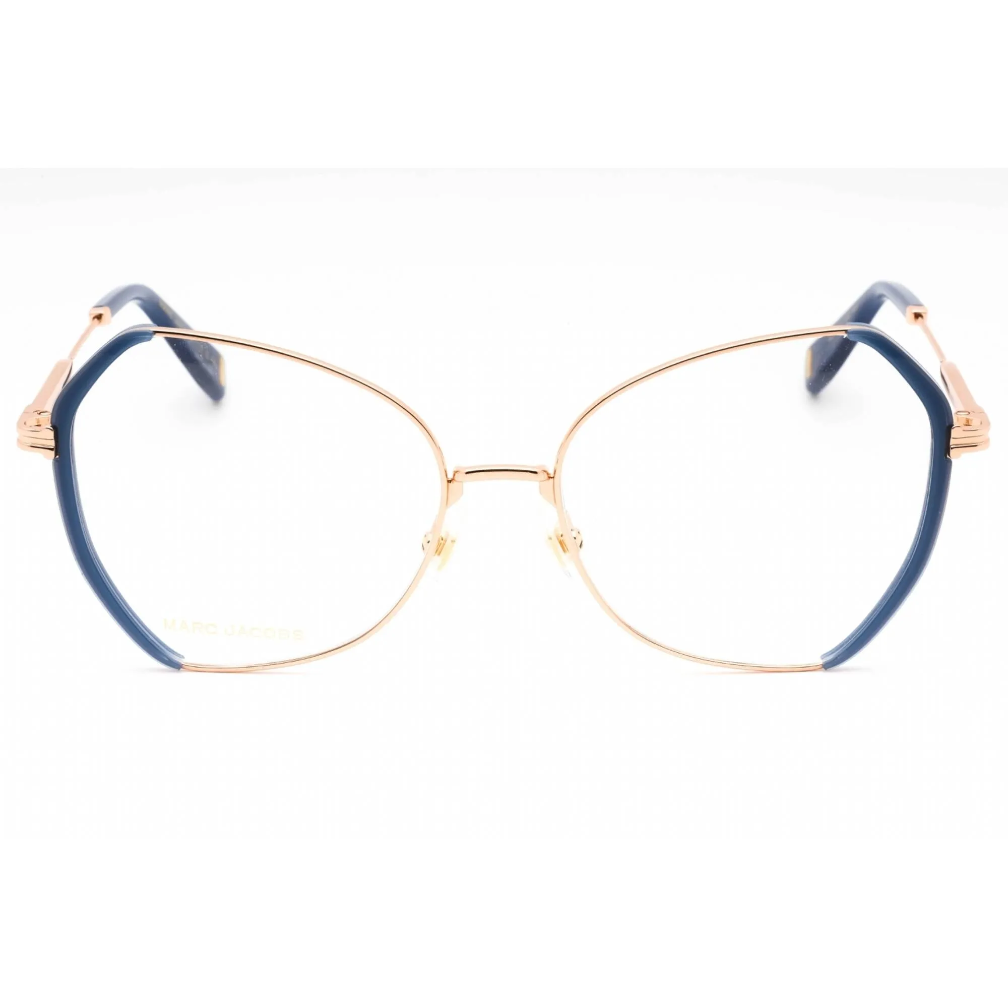 Marc Jacobs Women's Eyeglasses - Gold Blue Metal Cat Eye Full Rim Frame | MJ 1081 LKS