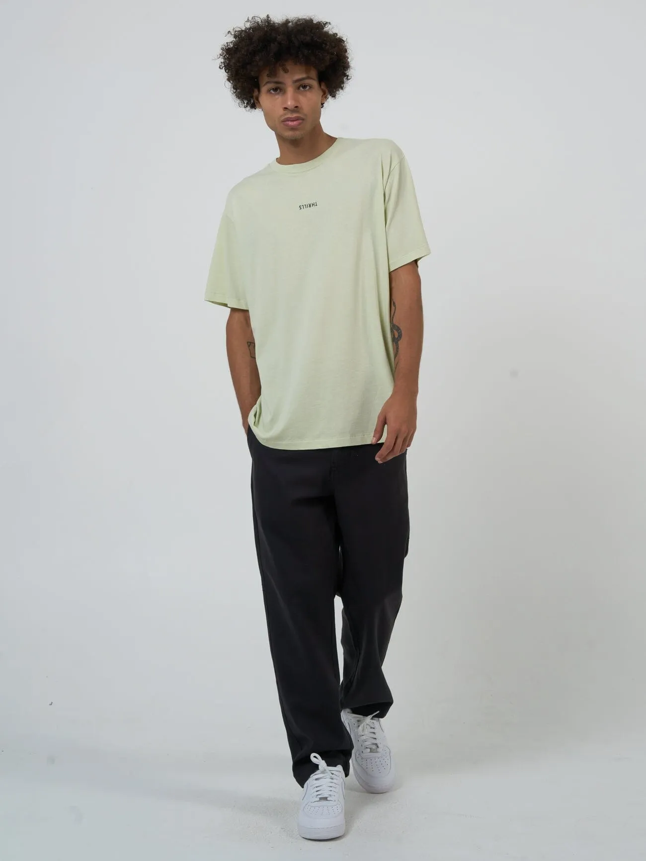 Minimal Thrills Merch Fit Tee - Pistachio